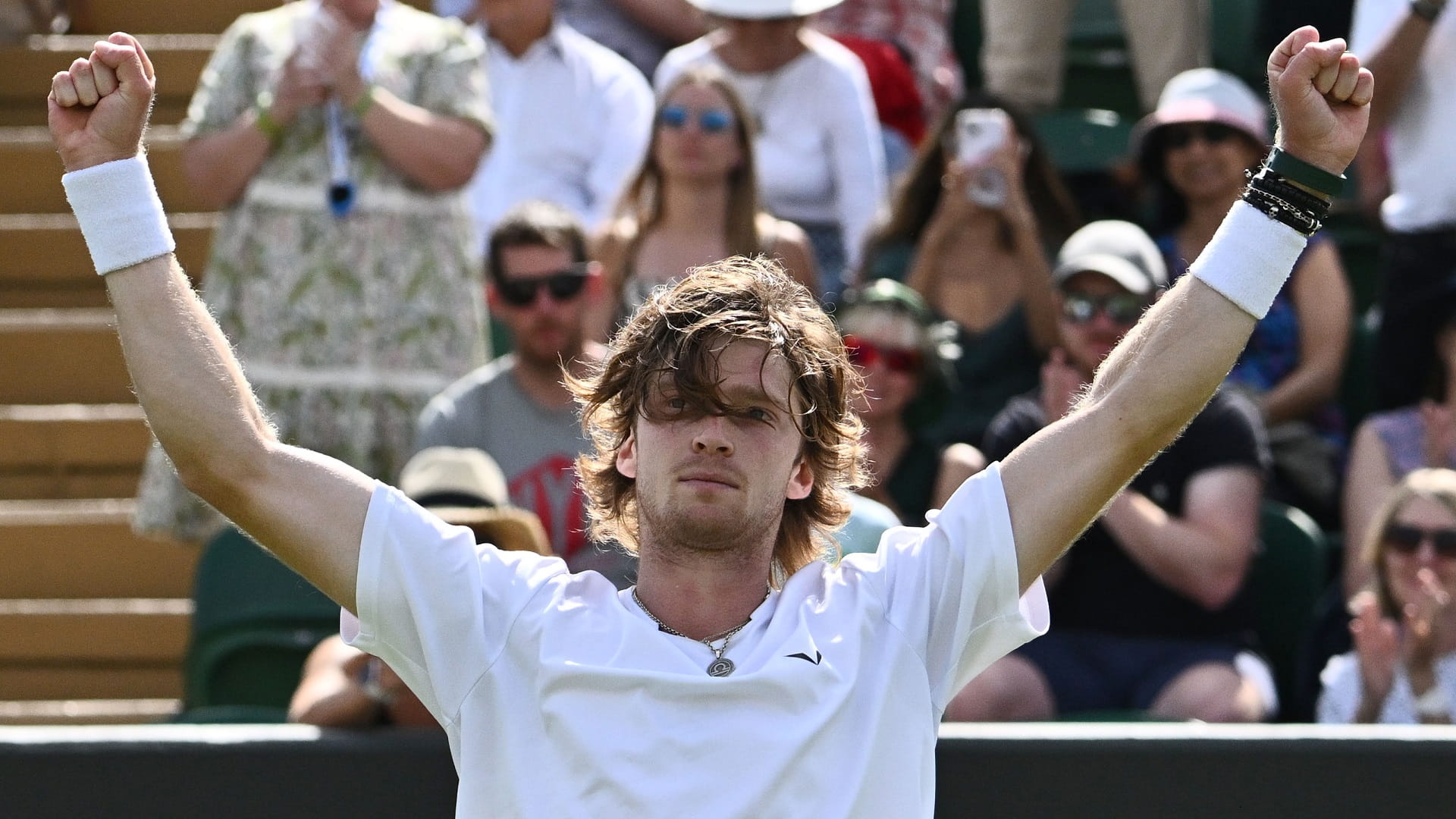 صورة بعنوان: الروسي روبليف يبلغ الدور الثالث في بطولة ويمبلدون للتنس 