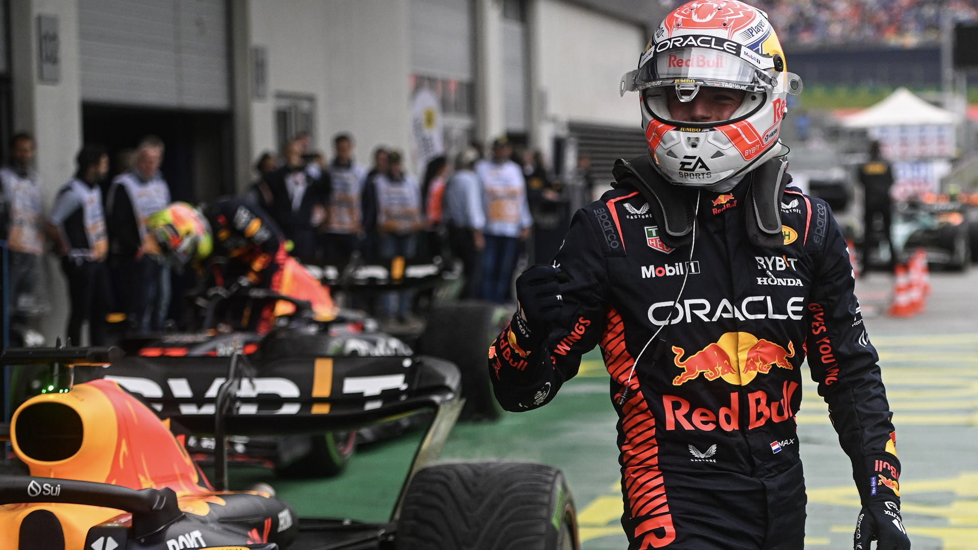 Image for the title: Verstappen focused on Red Bull success to end Silverstone drought 