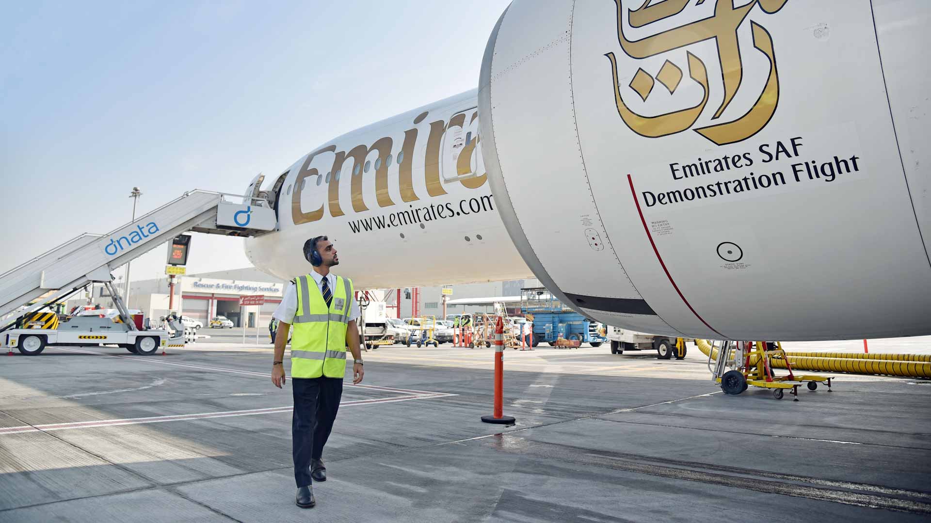 صورة بعنوان: الإمارات تعزز سياسة السماء النظيفة بوقود الطيران المستدام 