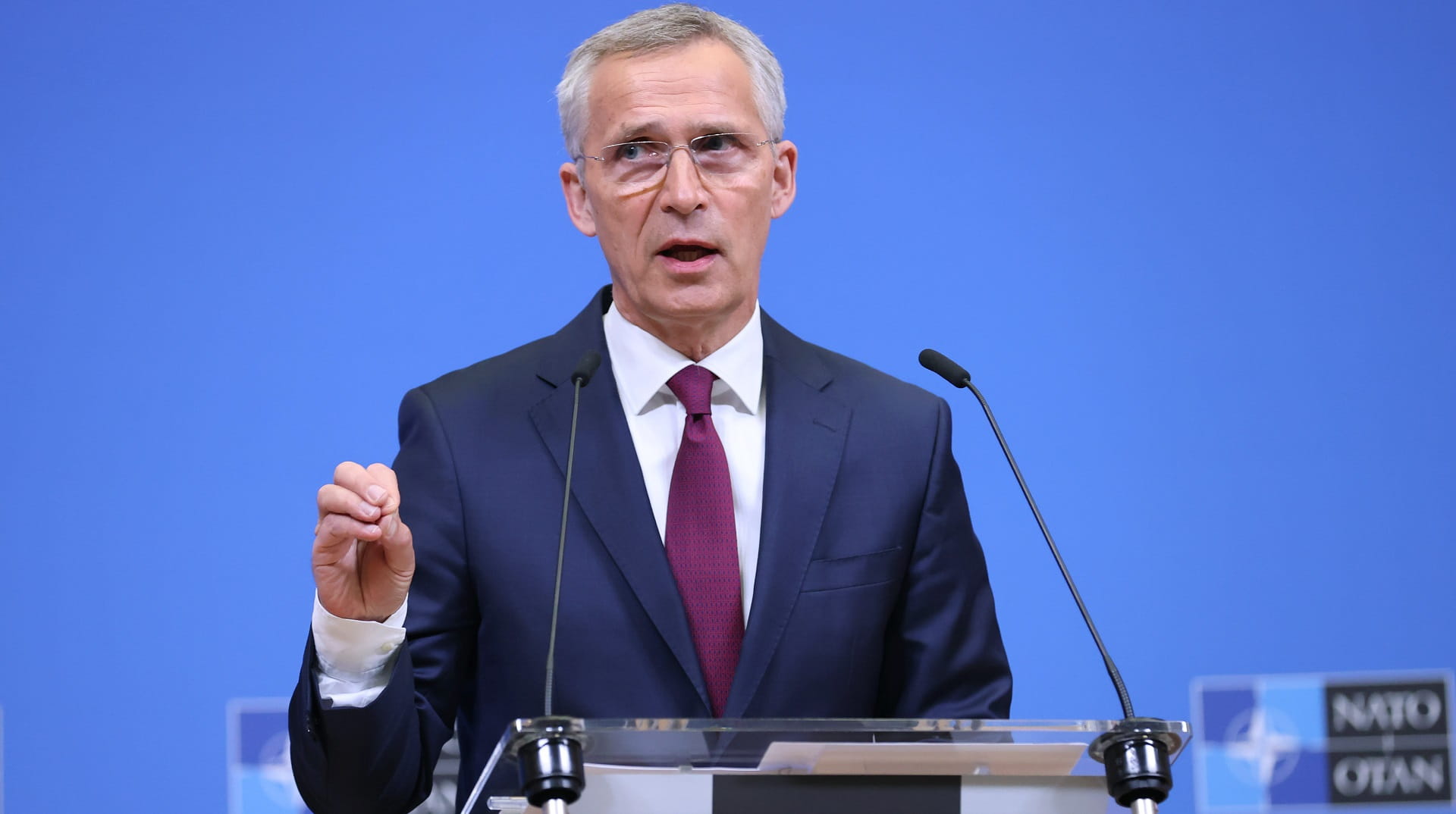 Image for the title: NATO allies agree to spend 'at least 2%' of their GDP on defence 