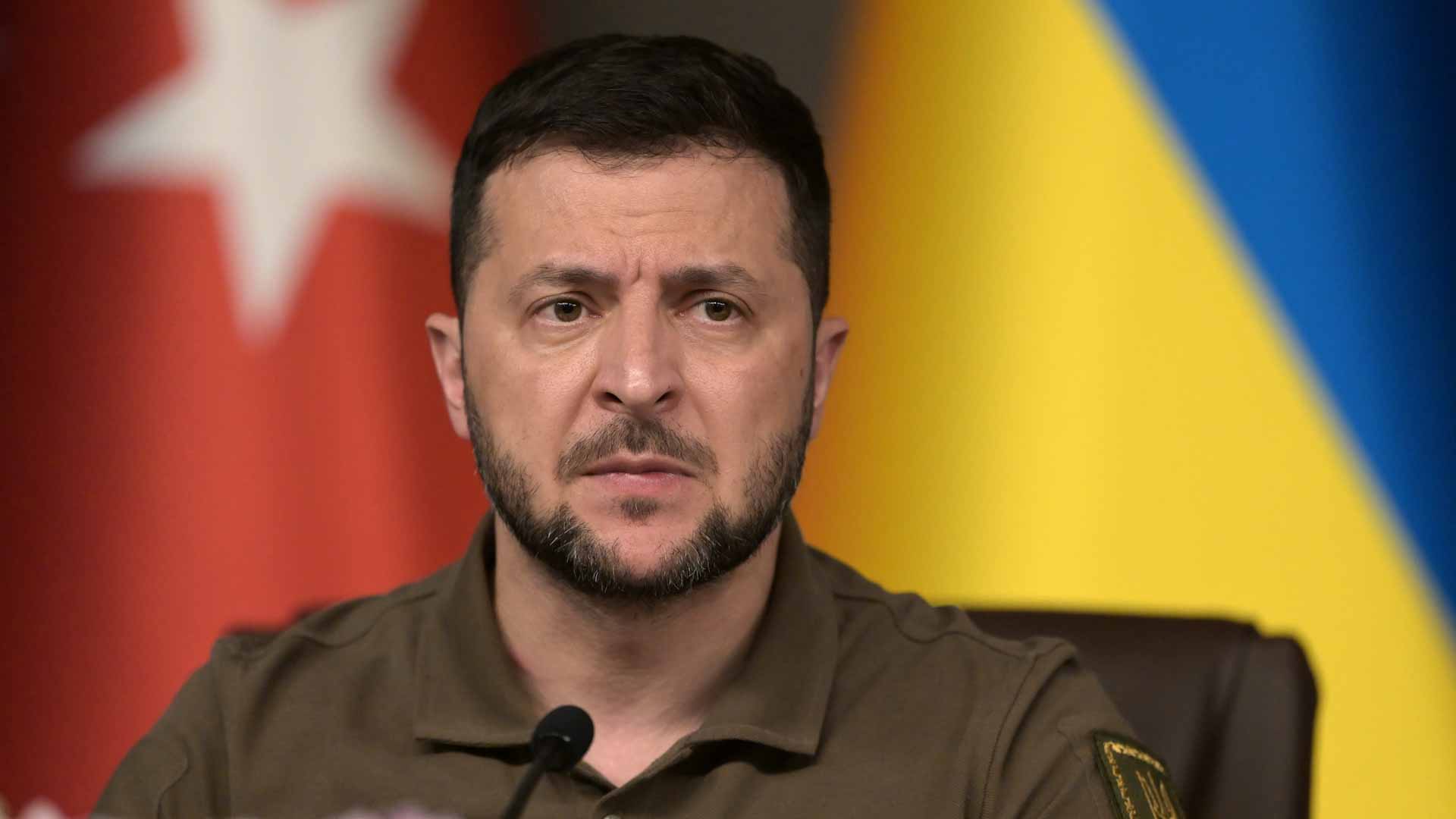 Image for the title: Ukraine's Zelensky arrives in Canada on unannounced visit 