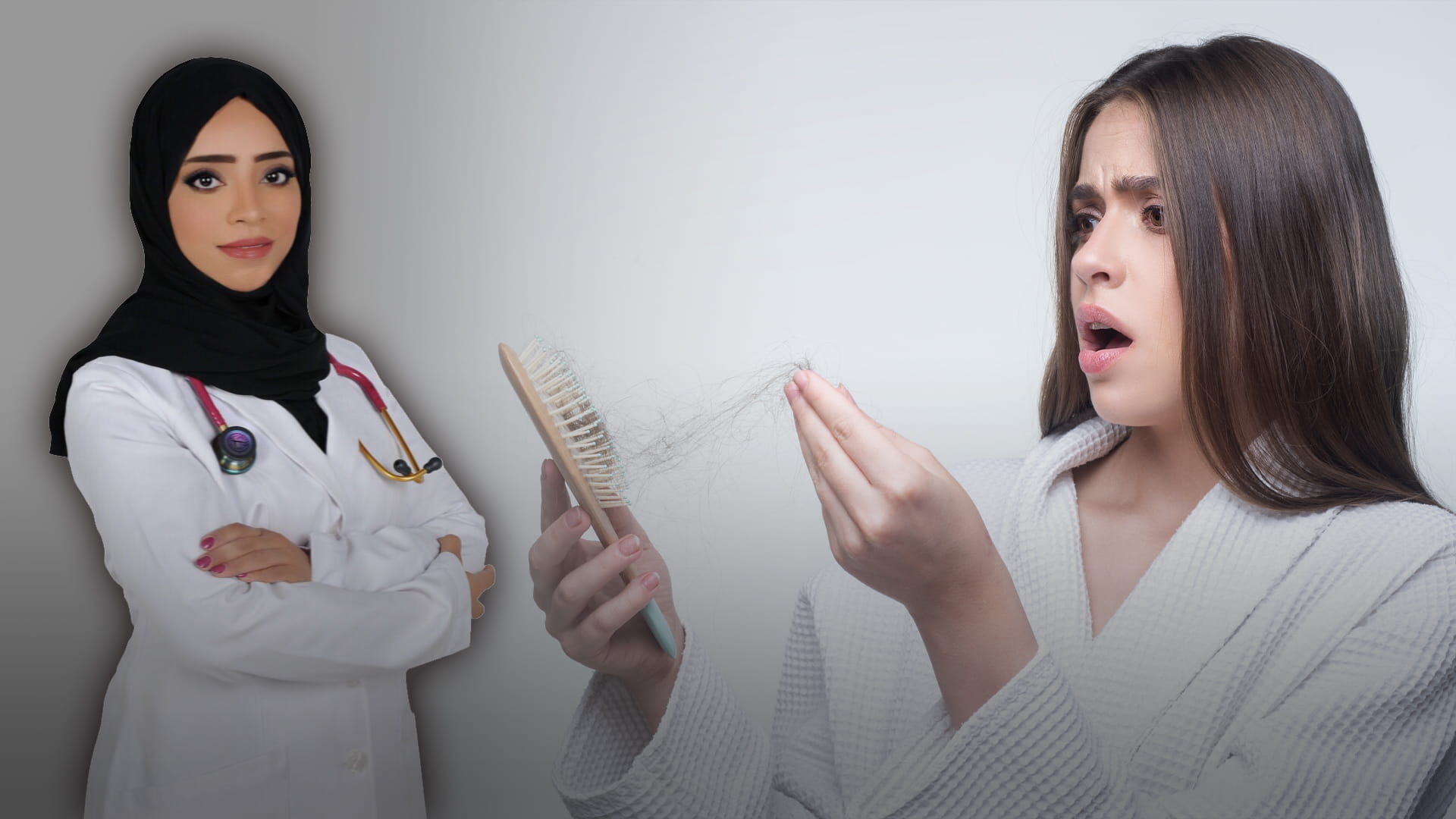 صورة بعنوان: تساقط الشعر...الجزء الأول "الأسباب" 