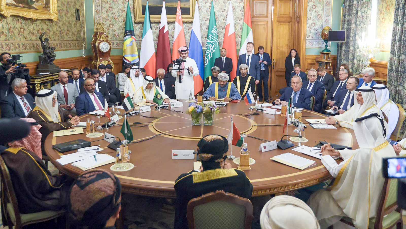 صورة بعنوان: المرر يشارك في الاجتماع الوزاري للحوار الاستراتيجي الخليجي-الروسي 