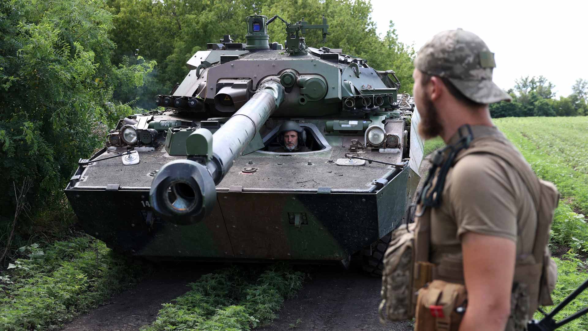 Image for the title: After NATO frustration, West offers Ukraine security commitments 