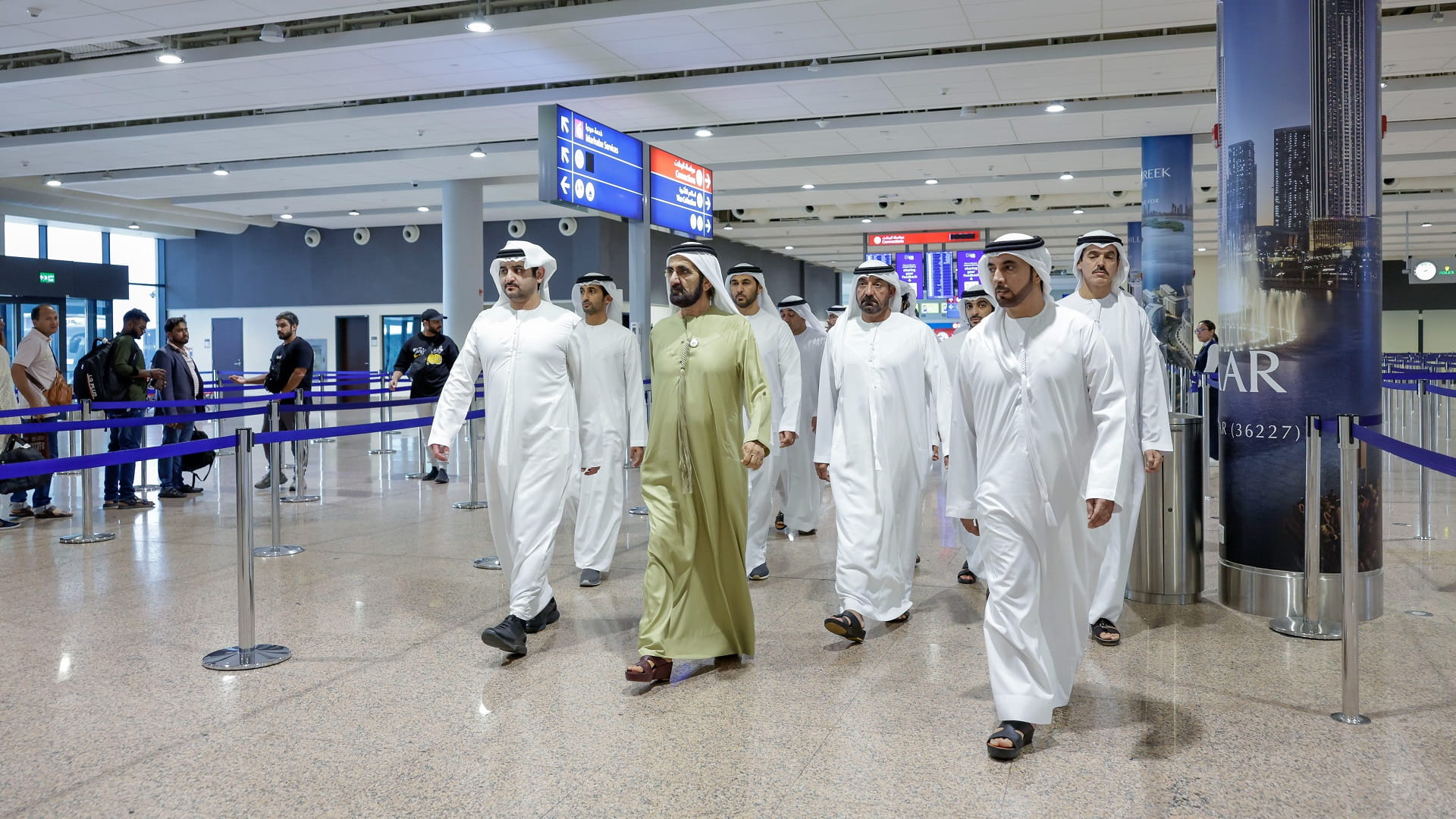 Image for the title: Mohammed bin Rashid visits Emirates Engineering Centre 