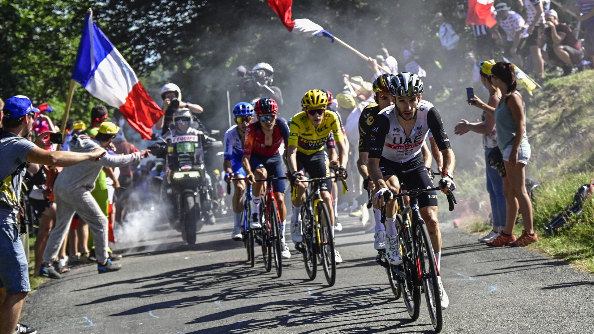 Image for the title: Tour de France duo to battle for title over Alpine stages 