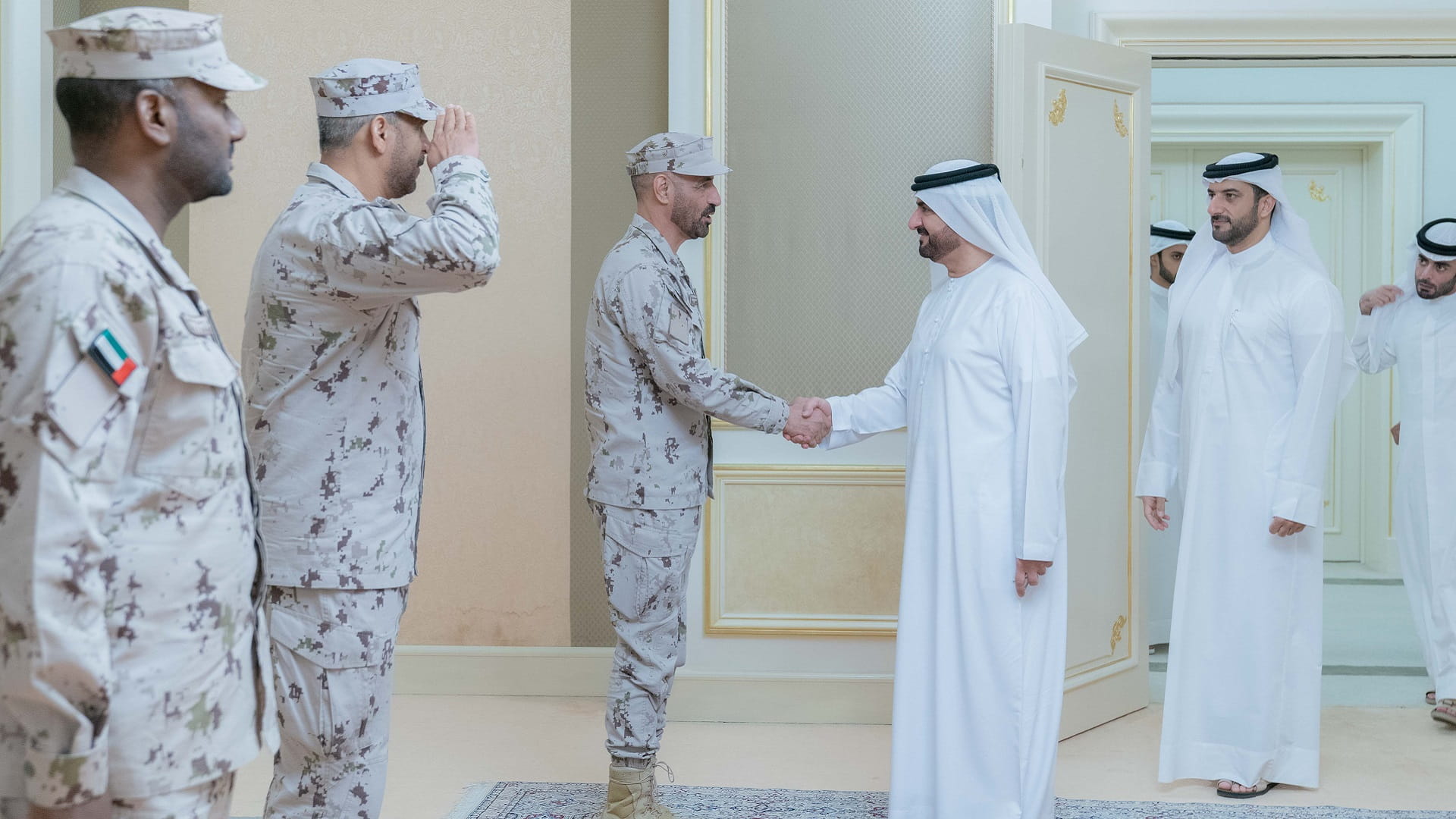 Image for the title: Abdullah bin Salem hails National Guard’s security efforts  