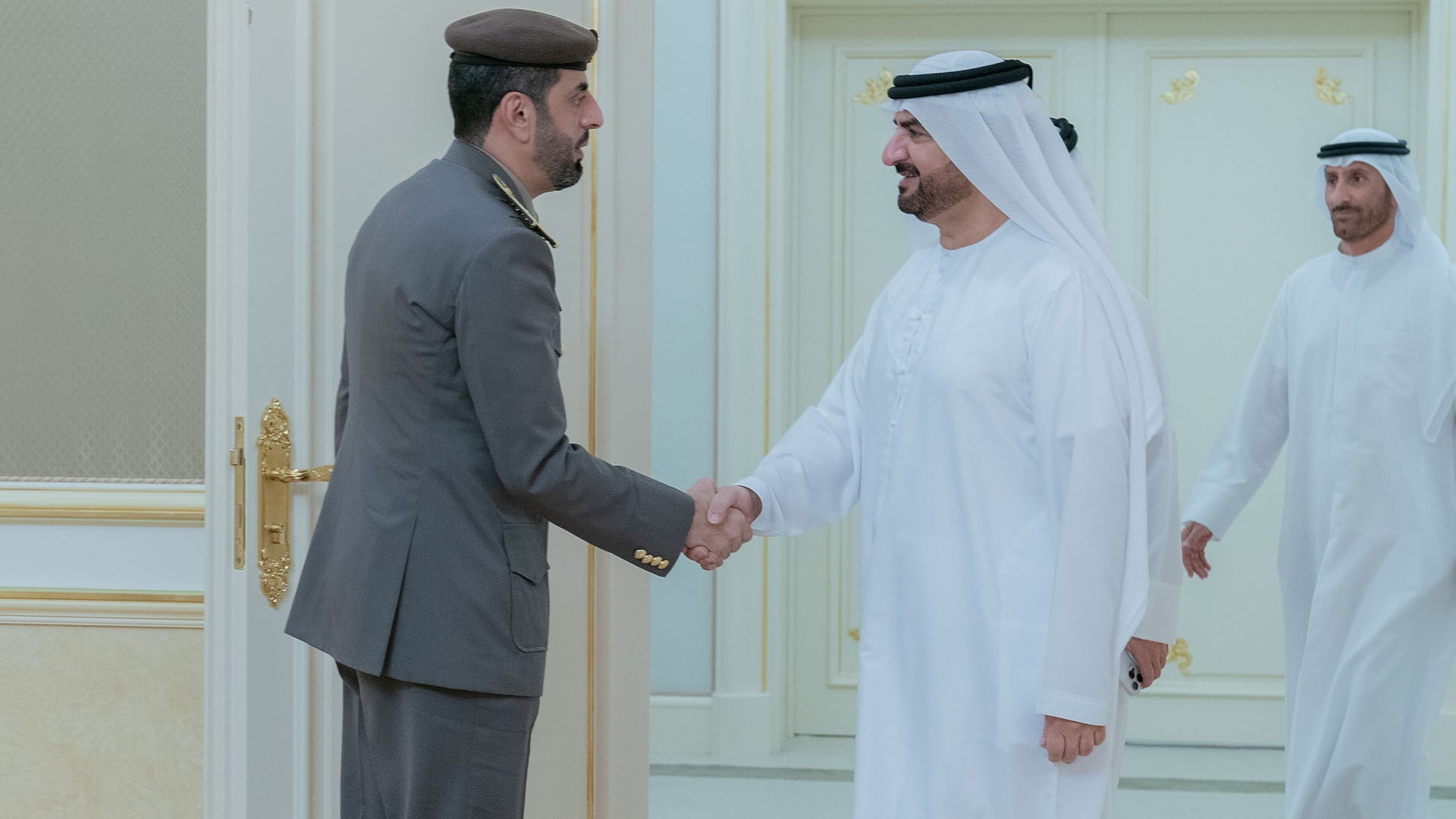 Image for the title: Abdullah bin Salem receives Federal Authority for Port Security  