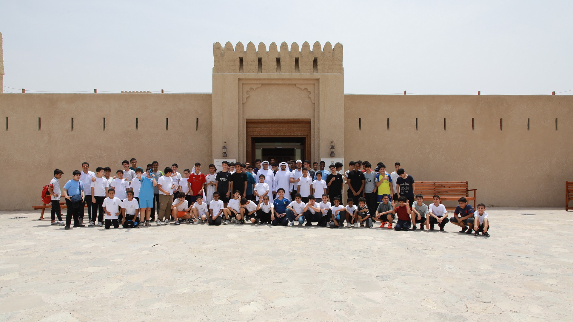 Image for the title: Exploring Heritage: Al-Dhaid Club's Summer Historical Fort Visit 