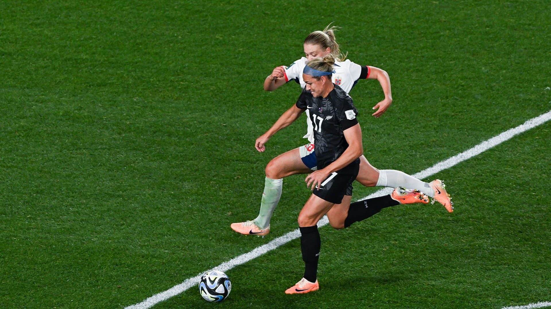 صورة بعنوان: منتخب نيوزيلندا يتغلب على النرويج في مونديال السيدات 