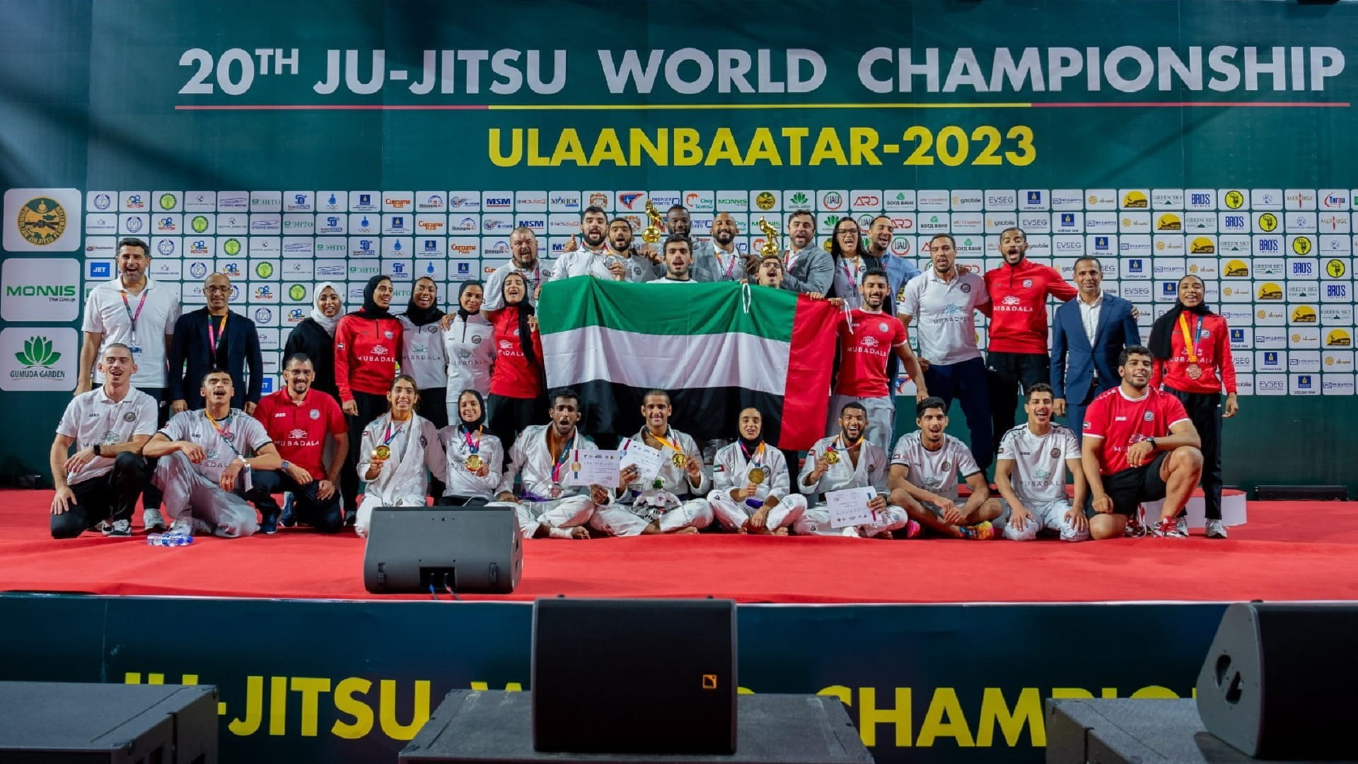 Image for the title: UAE win World Jiu-jitsu Championship title for fourth year in row 