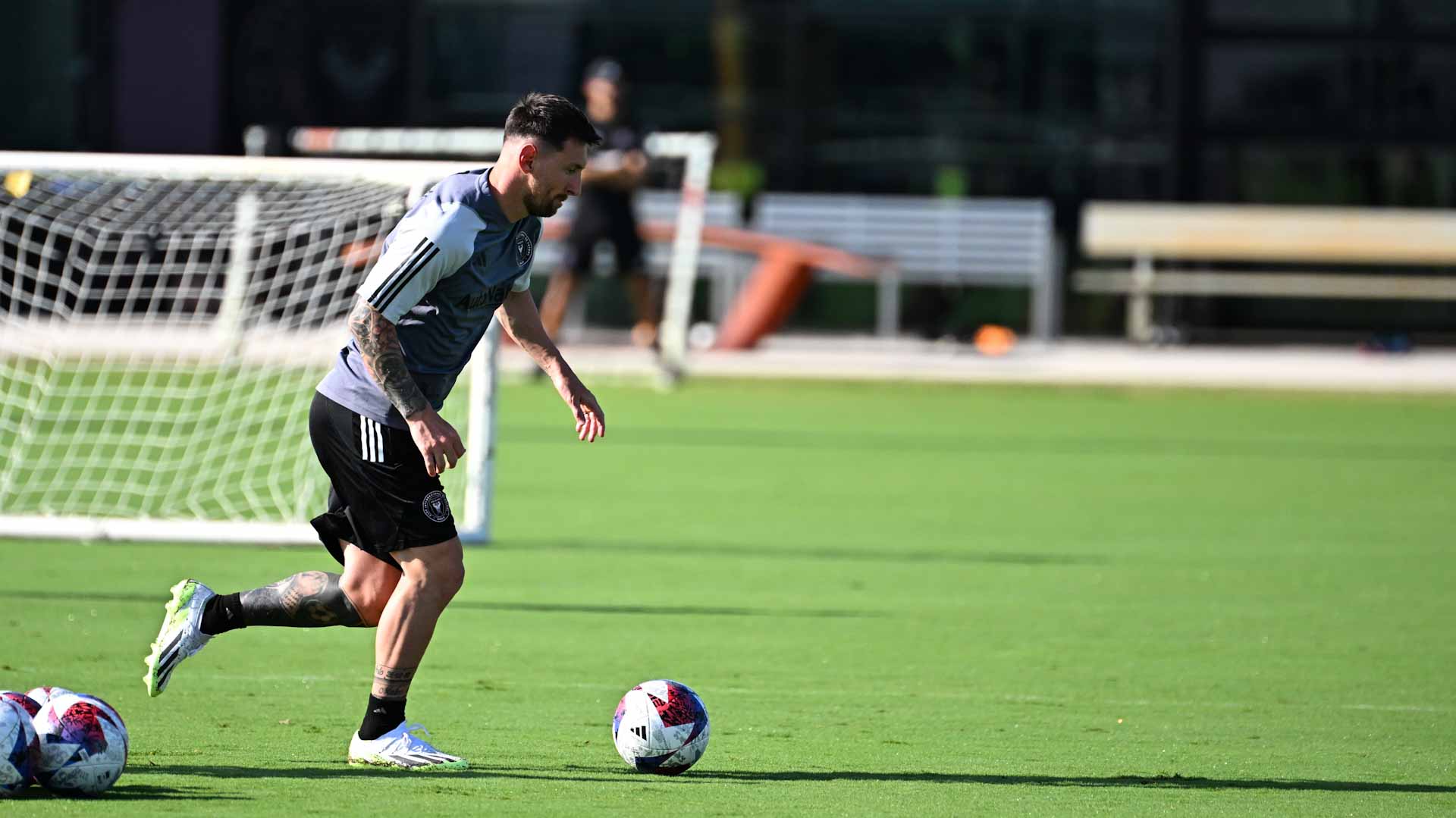 Image for the title: Messi set for Miami debut but maybe off the bench 