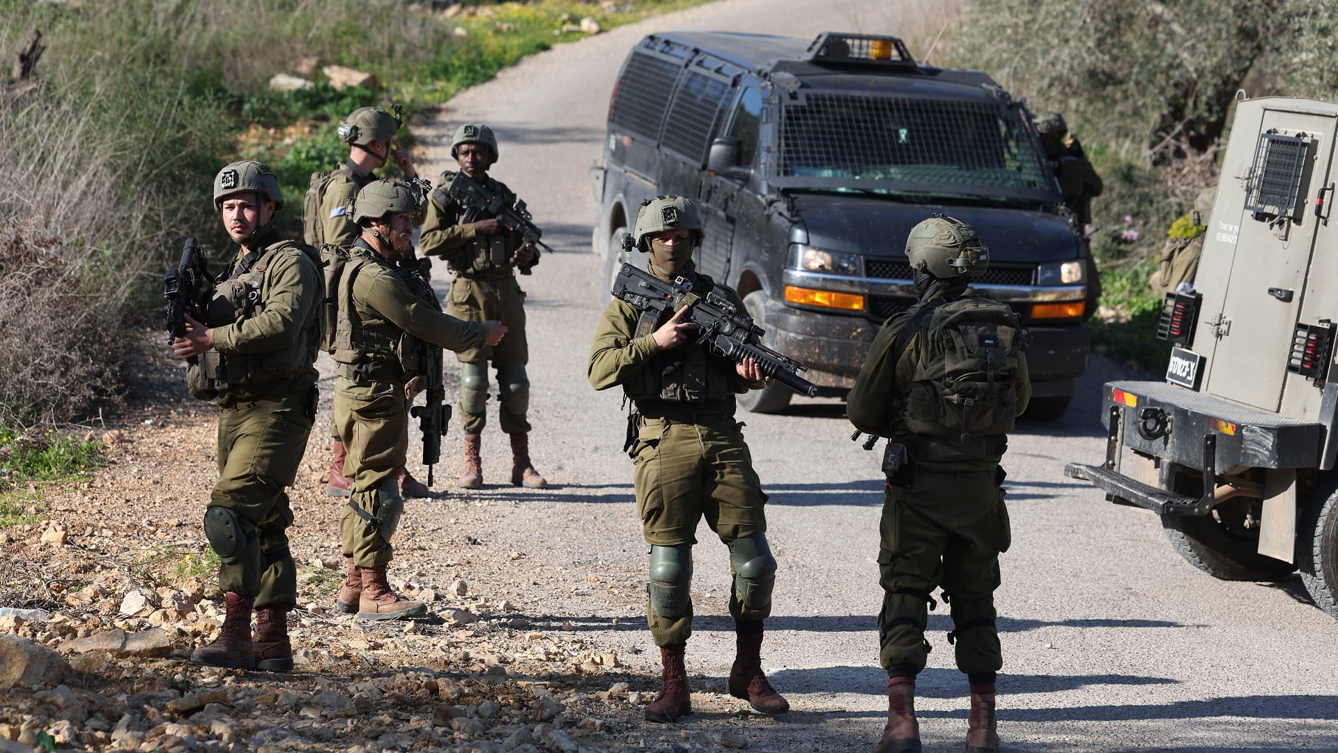 Image for the title: Israeli gunfire kills Palestinian teen, injures another in W. Bank 