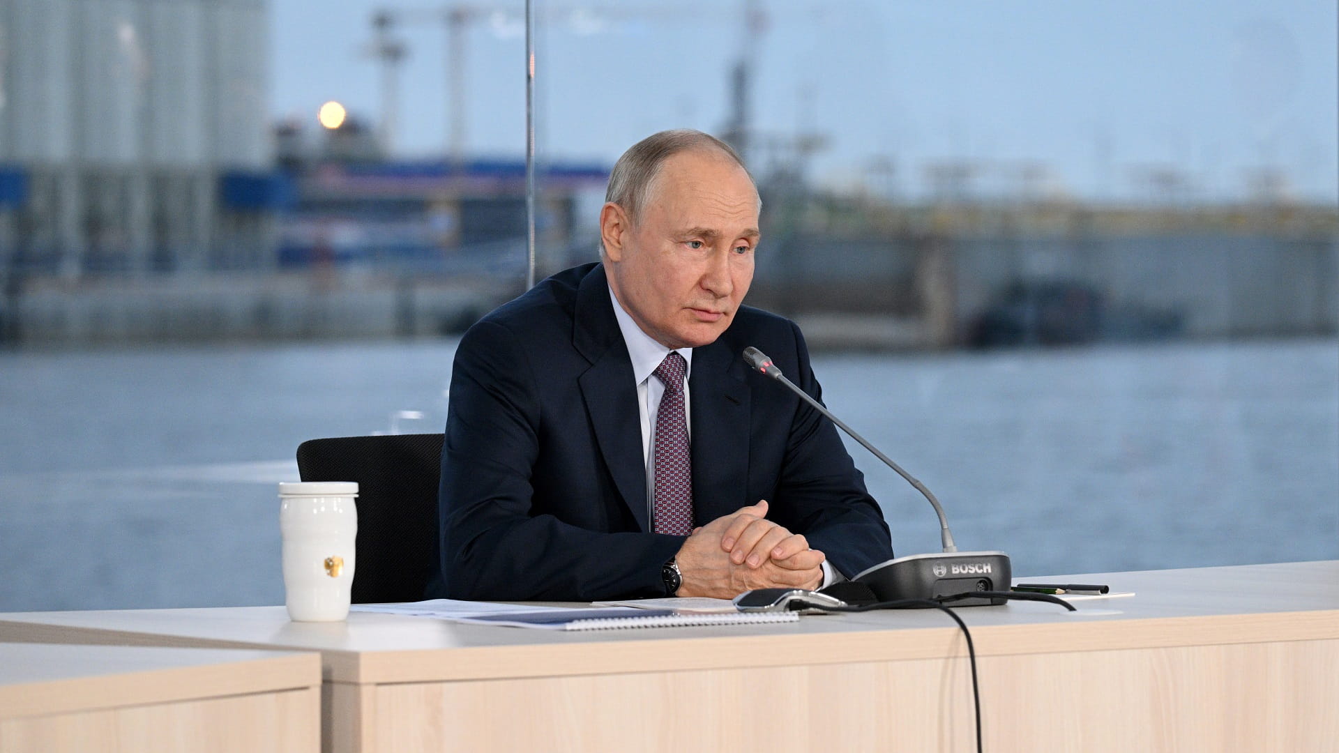 Image for the title: Putin to Poland: Any aggression against Belarus is attack on Rus. 