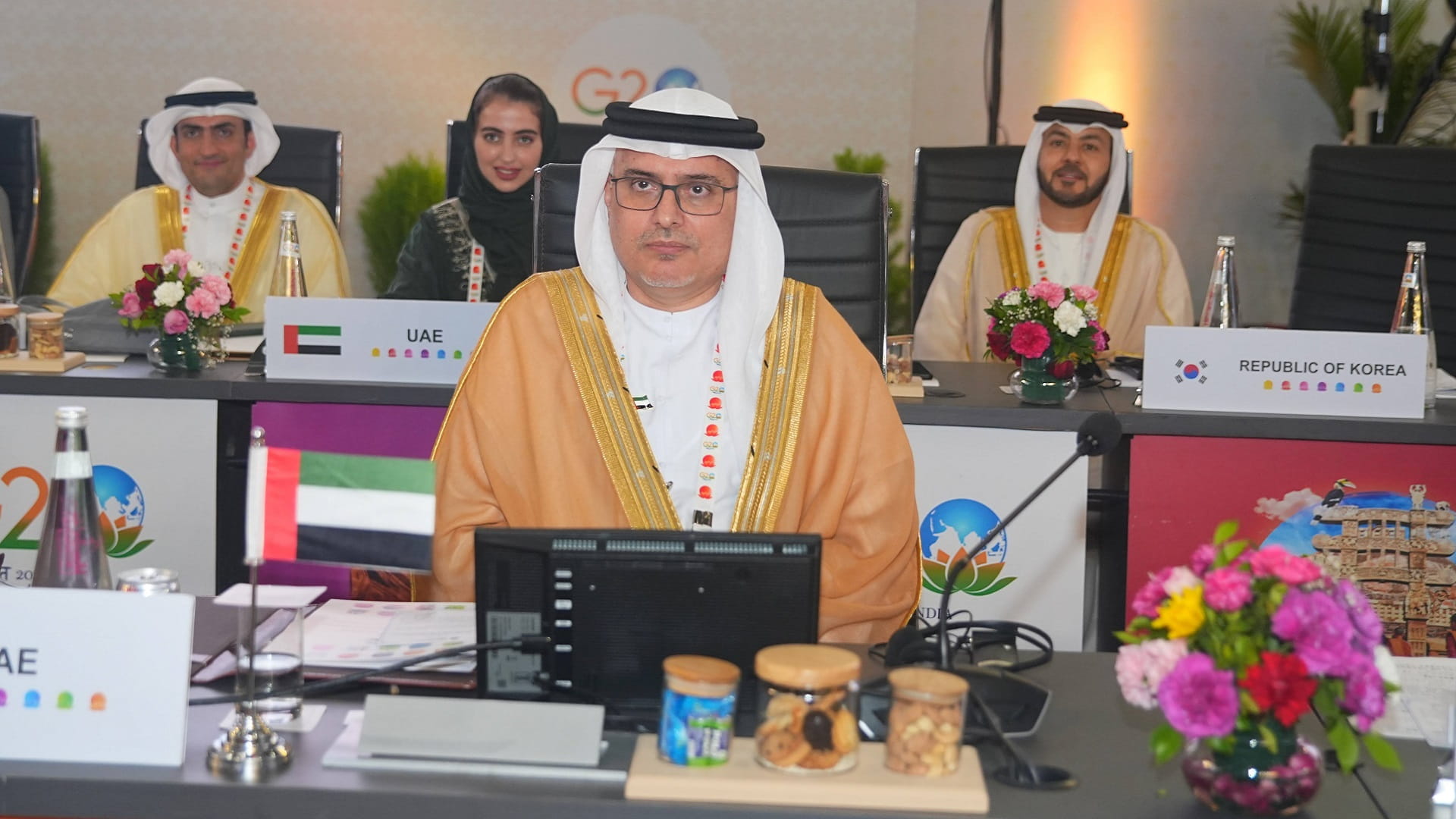 صورة بعنوان: الإمارات تشارك في اجتماع وزراء العمل لـ "مجموعة العشرين" بالهند 