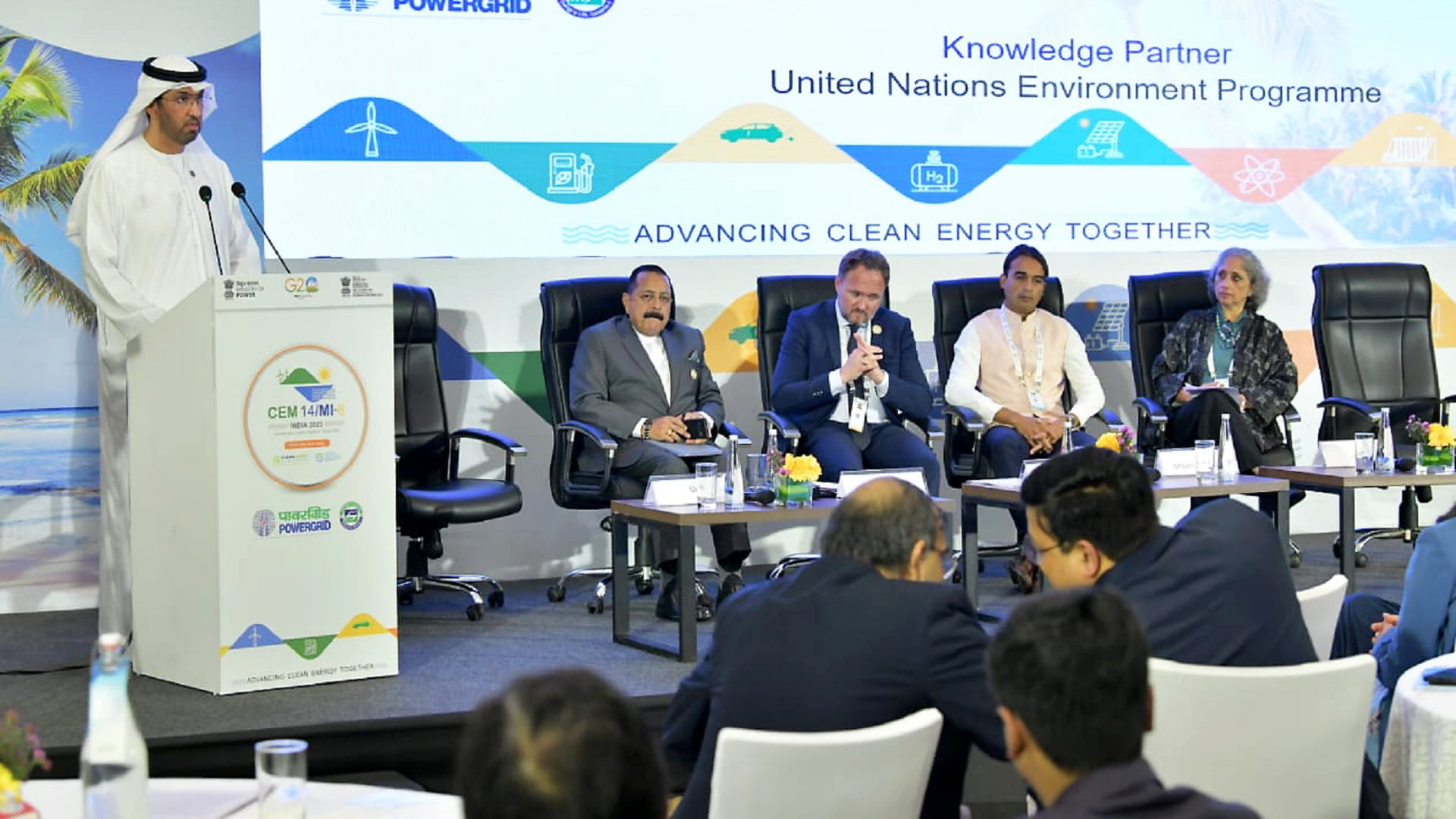 صورة بعنوان: الجابر يوجه دعوة إلى كافة الدول للانضمام لـ"تعهد التبريد العالمي" 