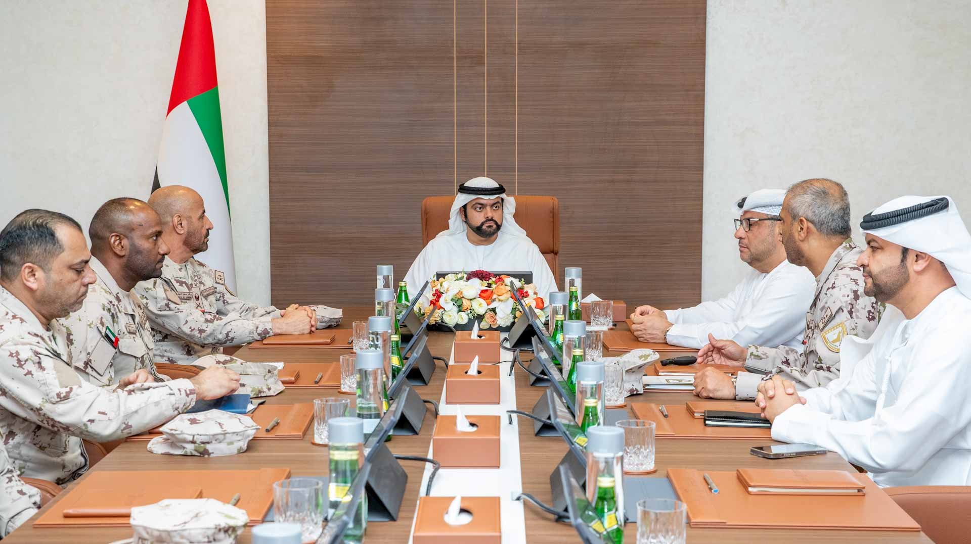 Image for the title: Fujairah CP receives National Guard Commander 