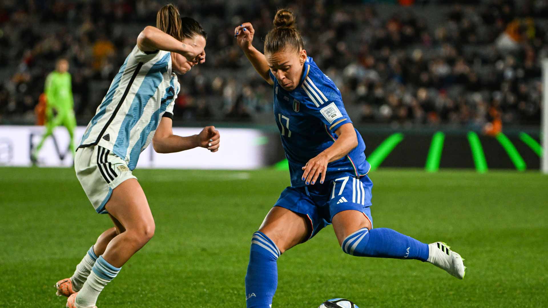 صورة بعنوان: إيطاليا تخطف الفوز من أمام الأرجنتين بمونديال السيدات 