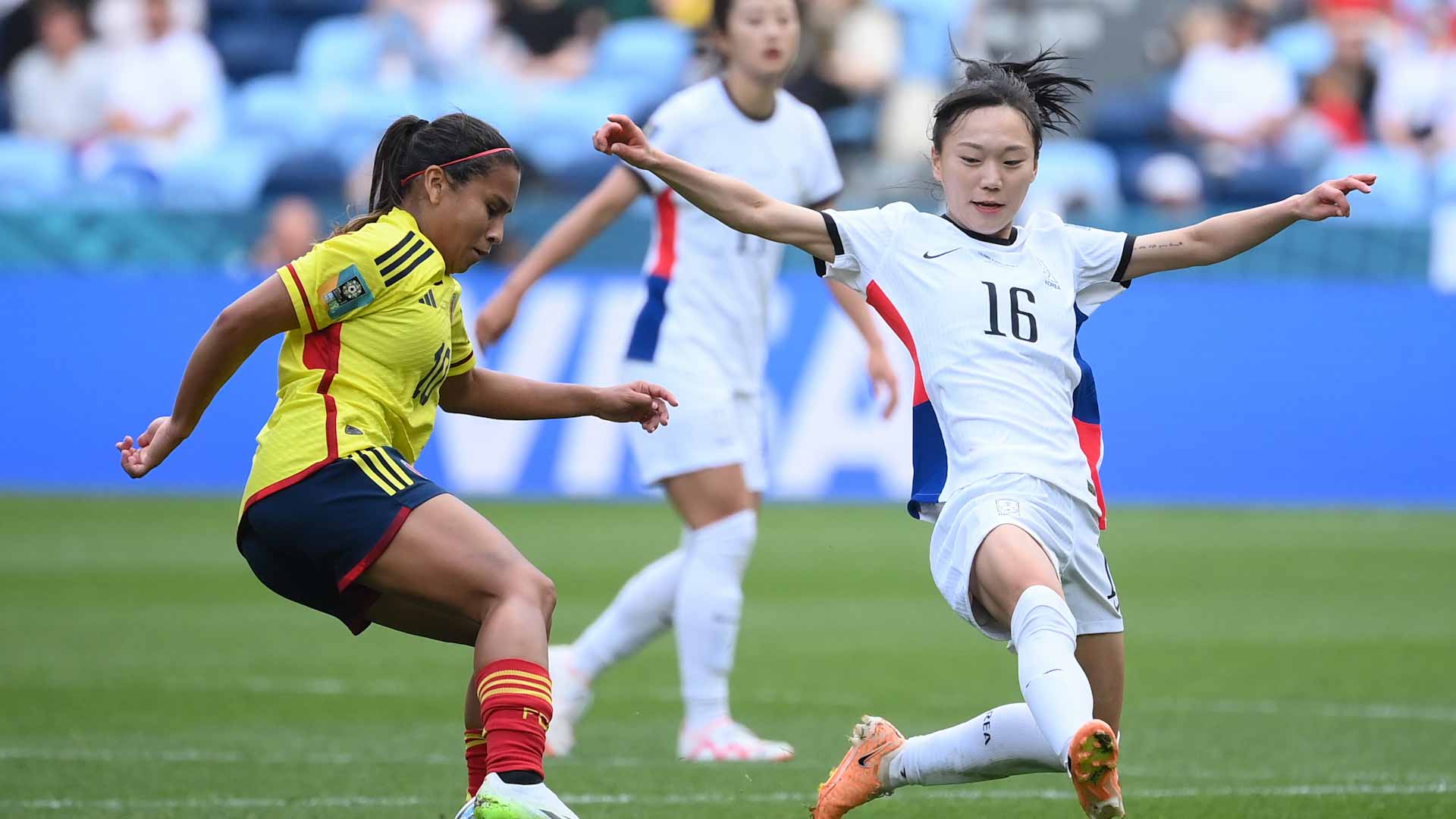 صورة بعنوان: كولومبيا تتخطى كوريا الجنوبية في مونديال السيدات 