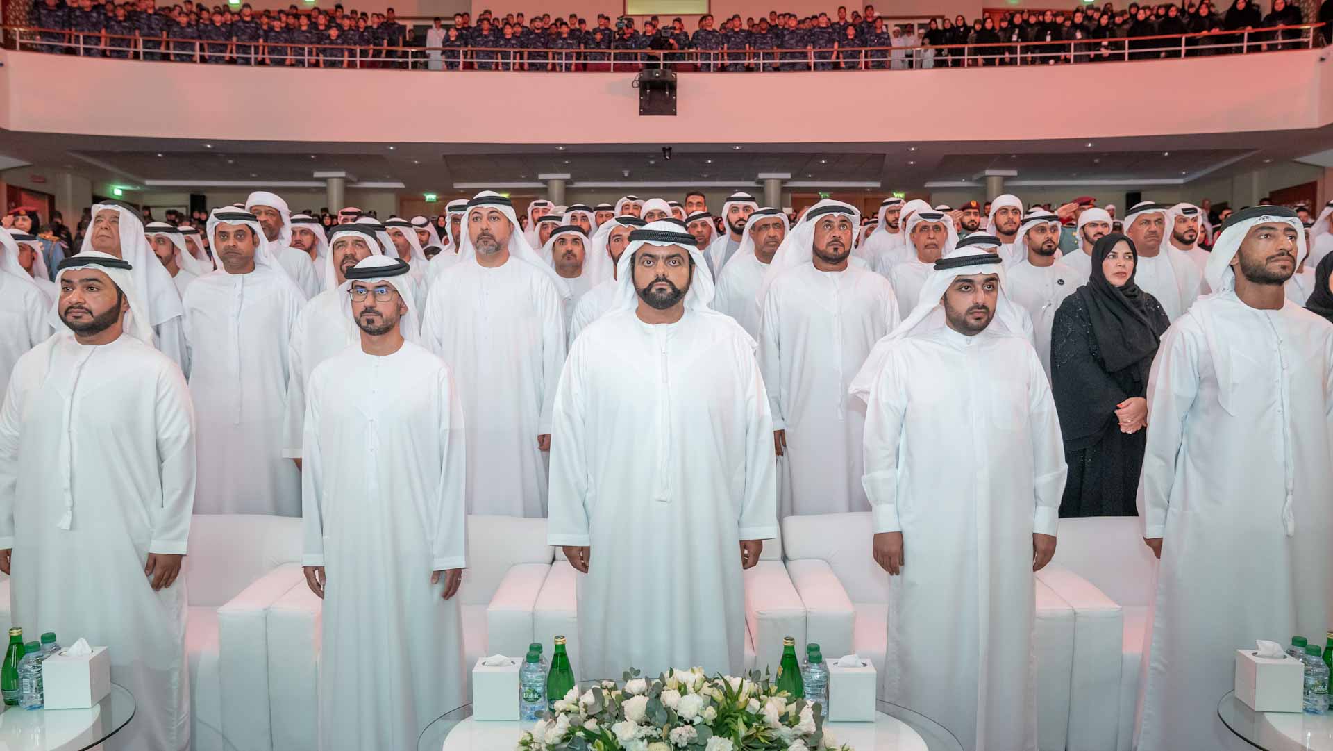 Image for the title: Fujairah CP, Sultan AlNeyadi take part in ‘A Call from Space’  