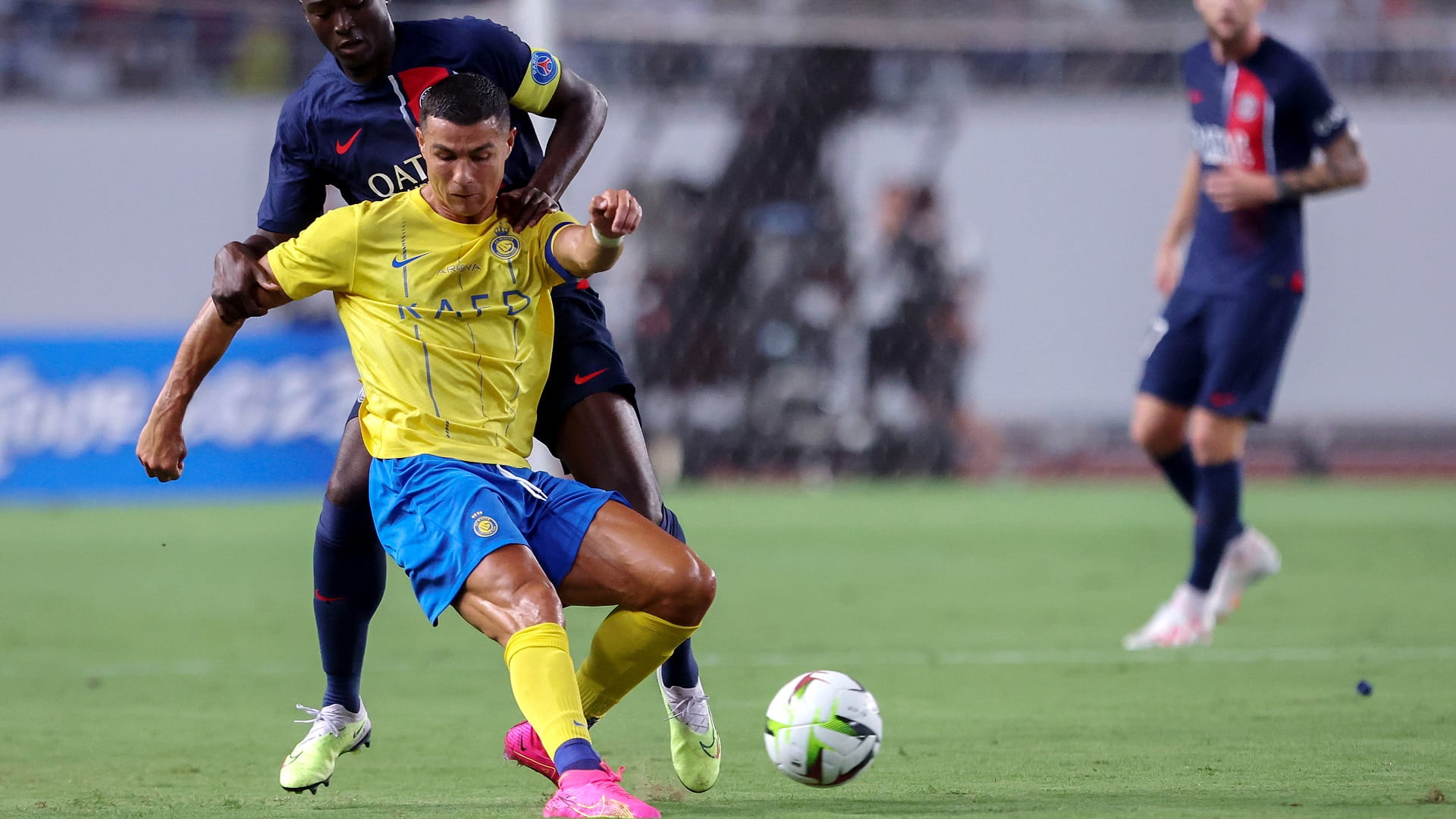 صورة بعنوان: النصر السعودي يتعادل مع باريس سان جيرمان في اليابان 