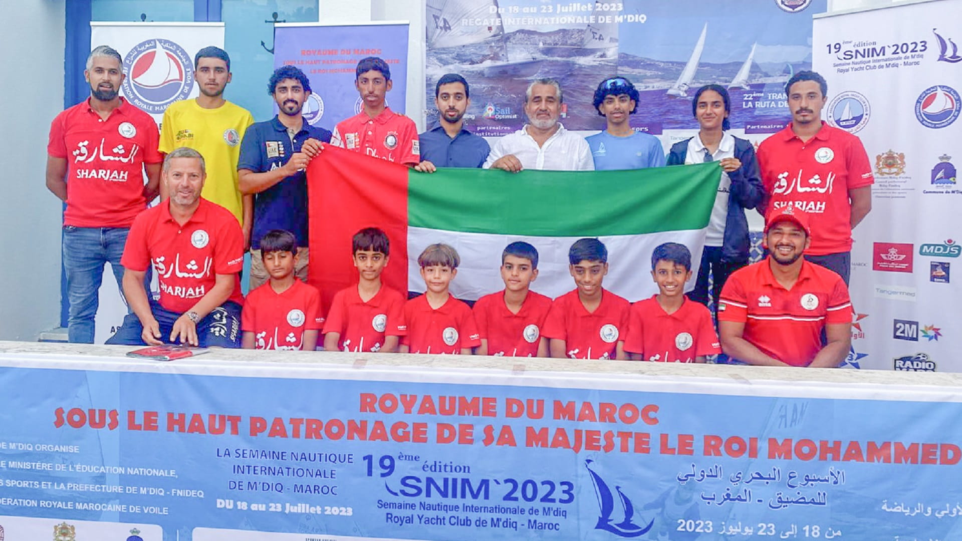 صورة بعنوان: "الشارقة للشراع الحديث" يخطف برونزية الأسبوع البحري الدولي المفتوح 