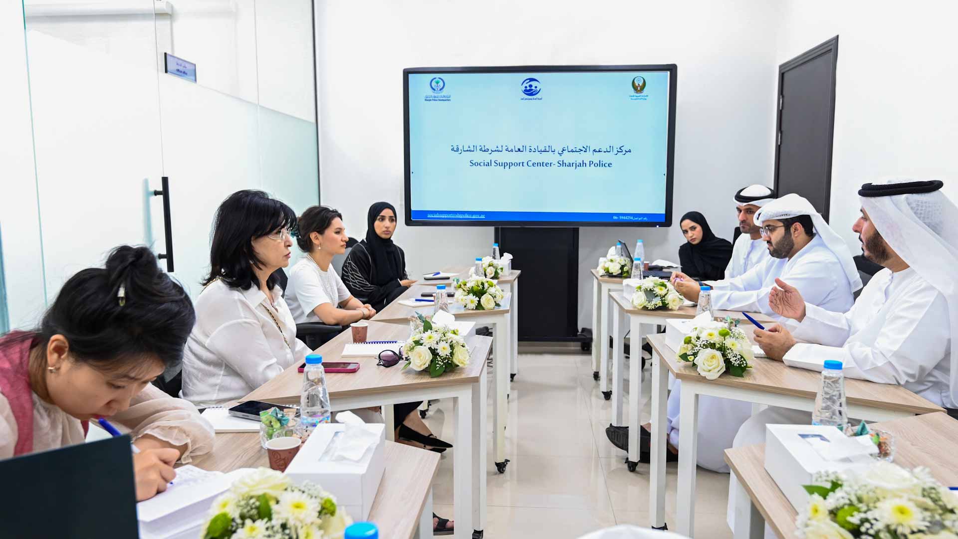 صورة بعنوان: شرطة الشارقة تستقبل وفداً من إدارة الرئاسة في جمهورية أوزبكستان 