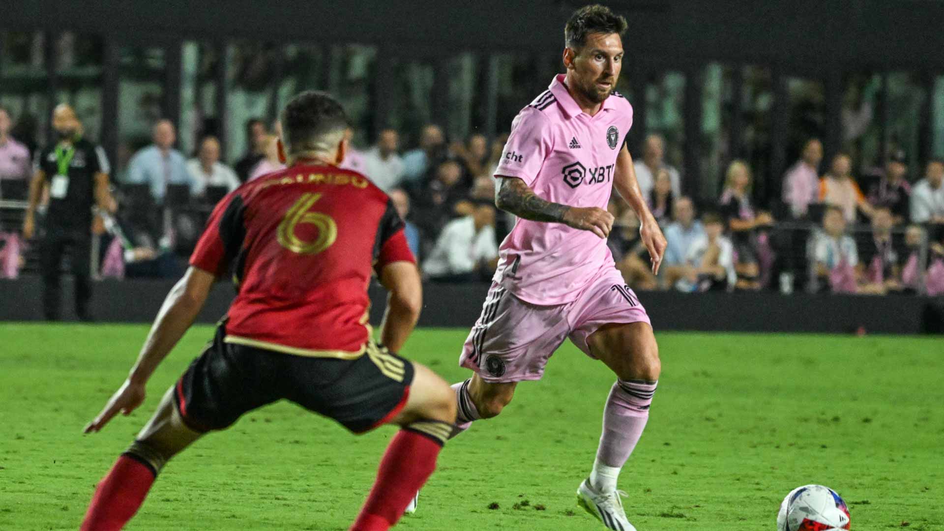 صورة بعنوان: ميسي يقود إنتر ميامي للفوز على أتلانتا في كأس الدوريات 