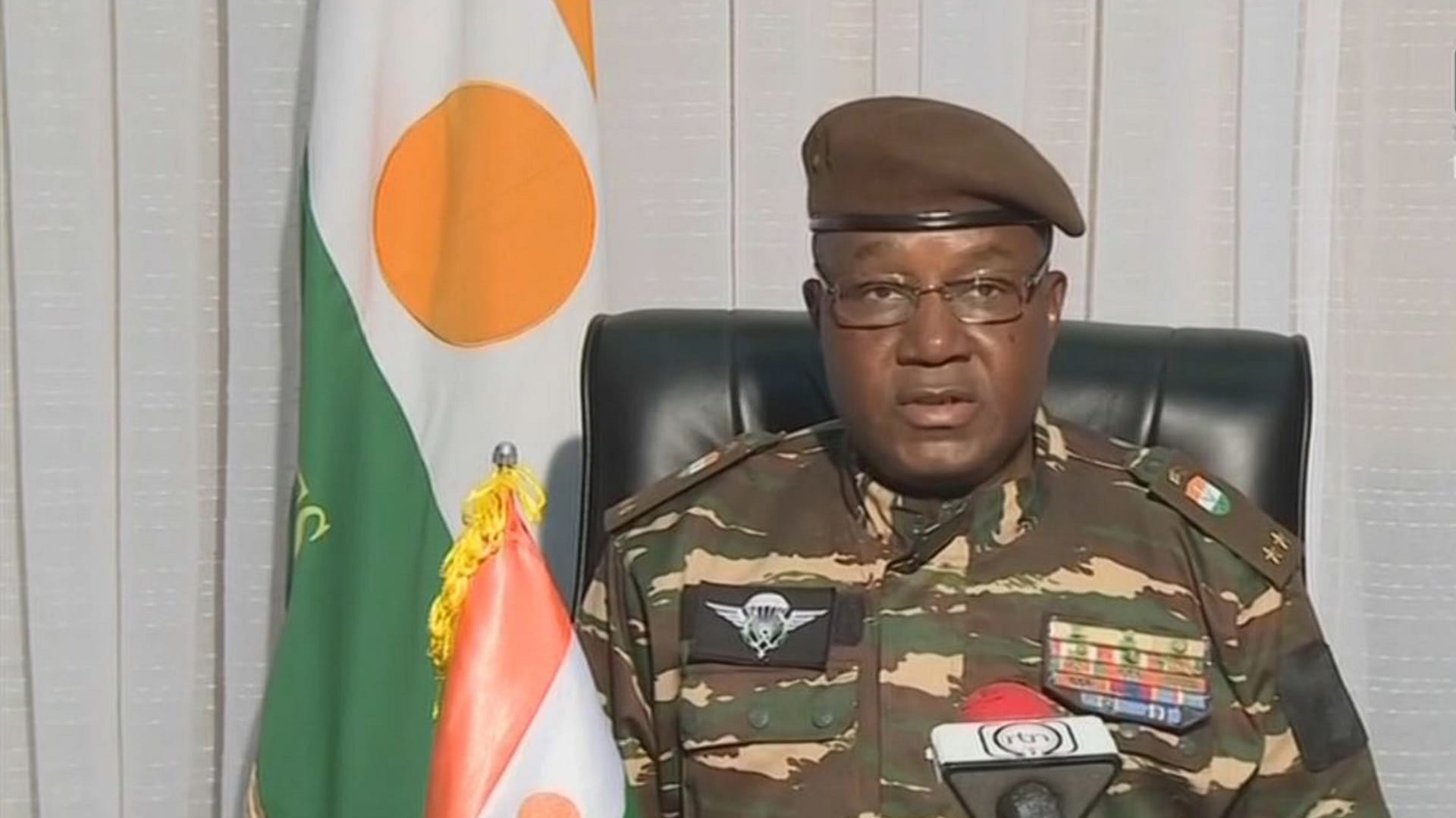 Image for the title: Tchiani declares himself Niger leader 