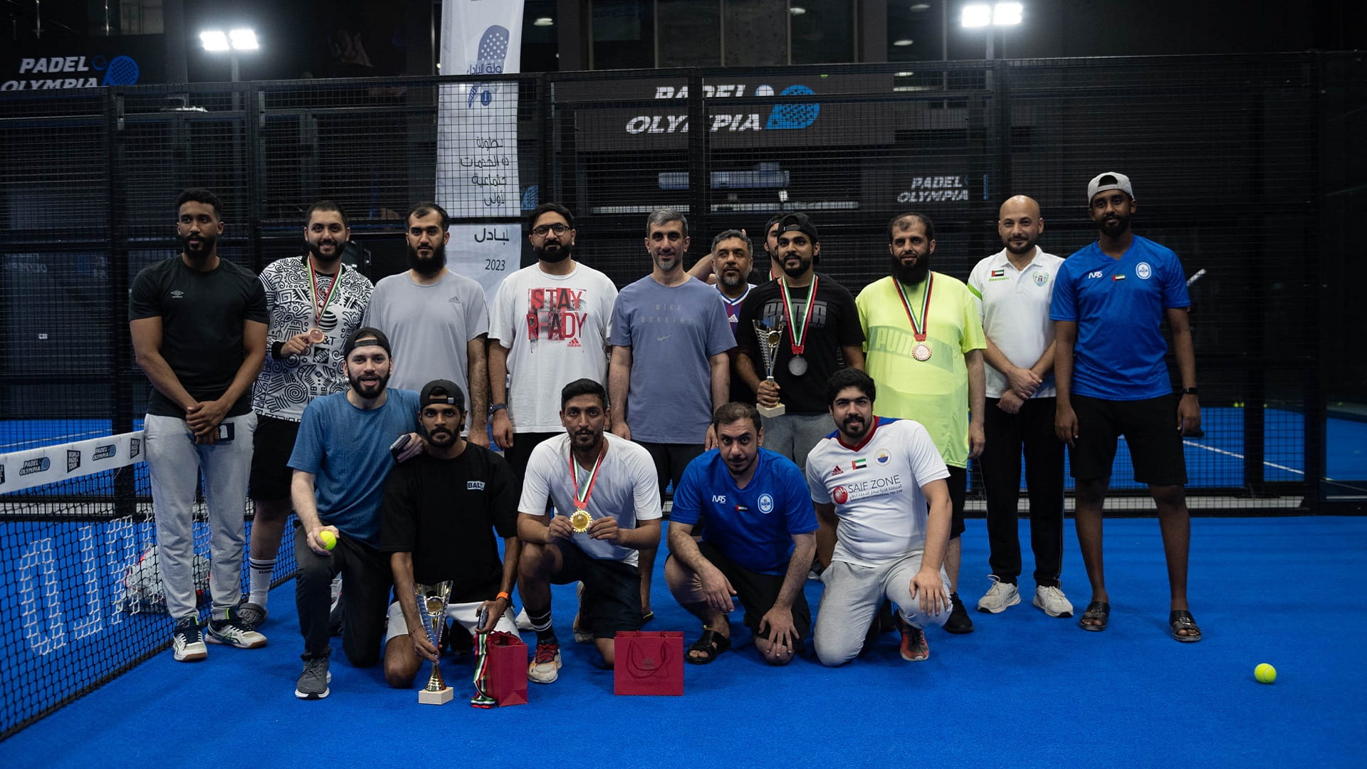 Image for the title: SSSD’s Sports League breaks routine via padel evening 