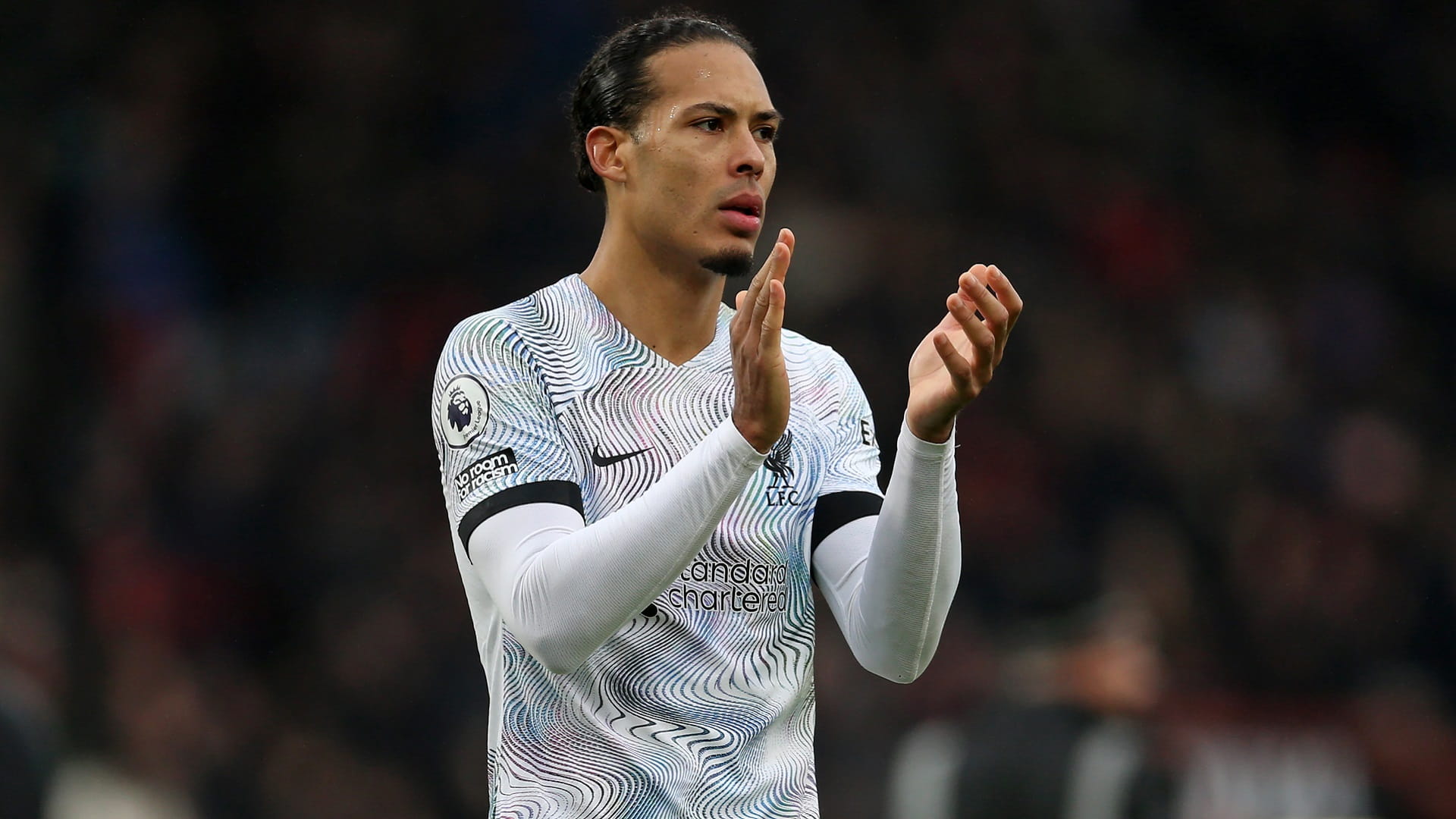 Image for the title: Van Dijk says becoming Liverpool captain would be 'an honour' 