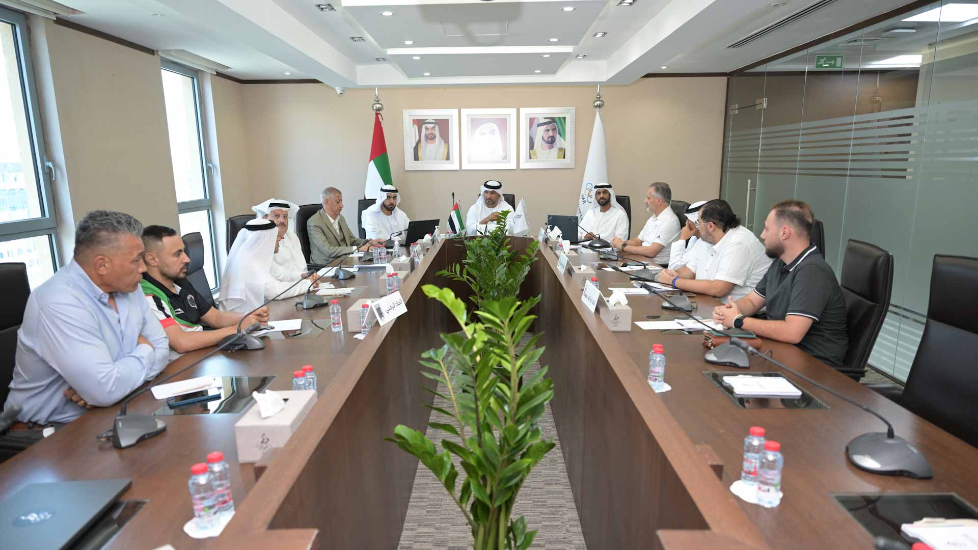 صورة بعنوان: الأولمبية الوطنية تناقش خطط الاتحادات للمحافل المقبلة  