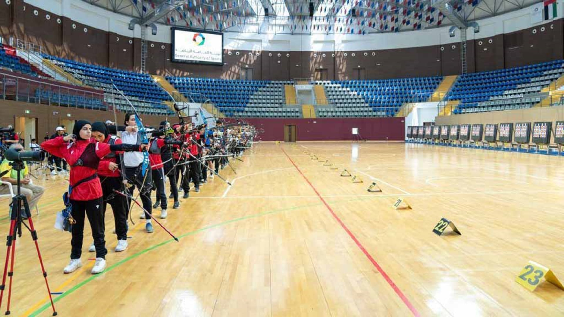 صورة بعنوان: ختام ناجح ومُميز لمنافسات كأس رئيس الدولة للقوس والسهم 