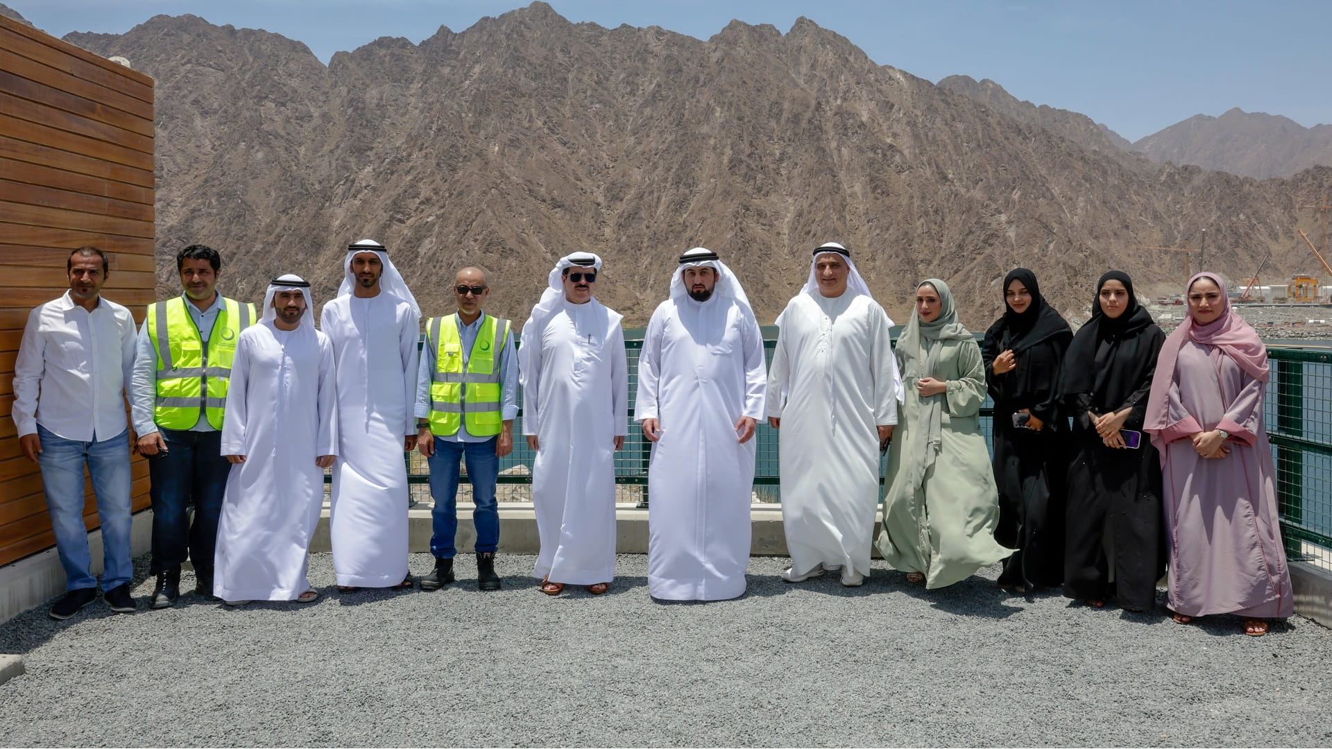 Image for the title: Ahmed bin Mohammed reviews progress of key projects in Hatta 