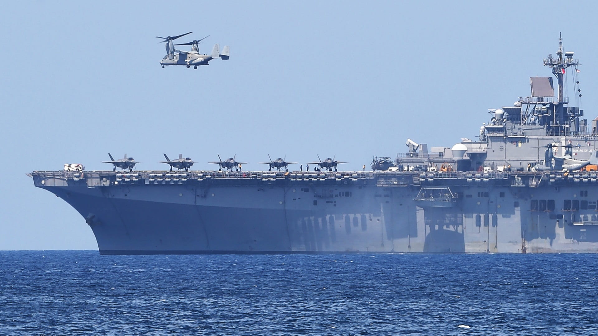 Image for the title: US, China join naval drills in Indonesia despite rifts 