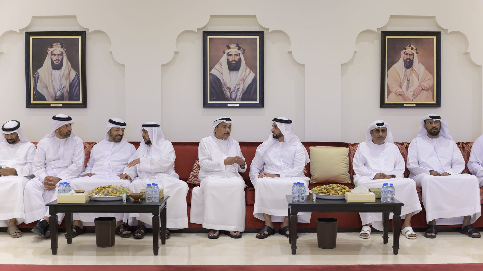 Image for the title: Saif bin Zayed offers condolences on death of Fatimah Al Kaabi 