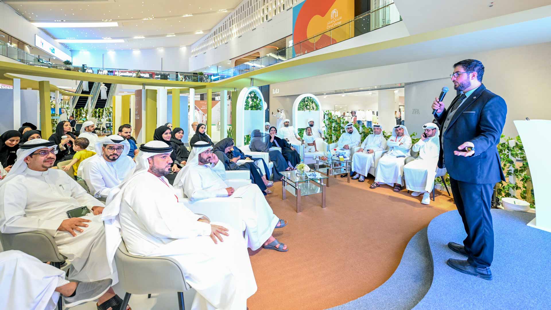 Image for the title: Al Sarkal attends session on the media's role in drug prevention 