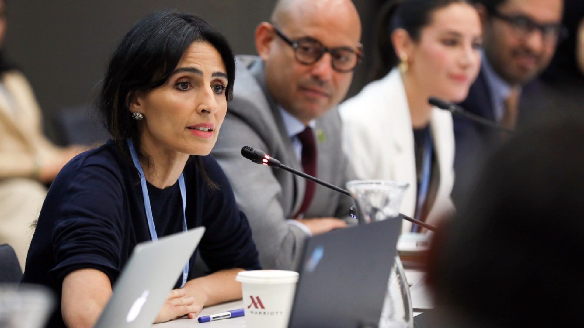 صورة بعنوان: رزان المبارك تدعو في مؤتمر بألمانيا إلى اتخاذ إجراءات مناخية حاسمة 