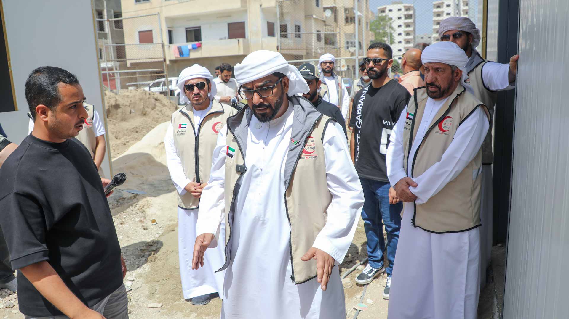 Image for the title: ERC delegation visits Syrian families affected by earthquake 