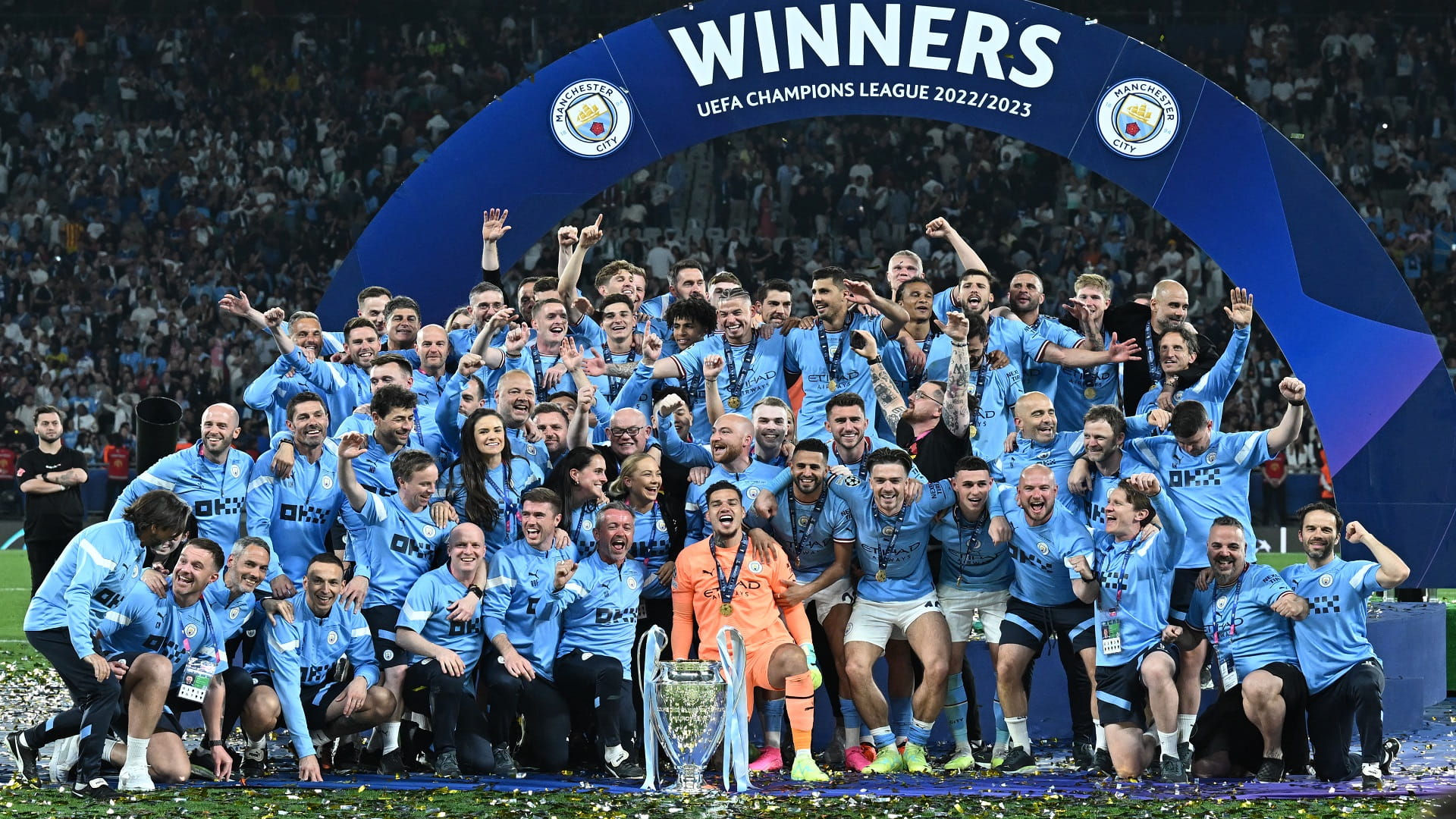 صورة بعنوان: مانشستر سيتي ينضم إلى سجل الفائزين بدوري الأبطال 
