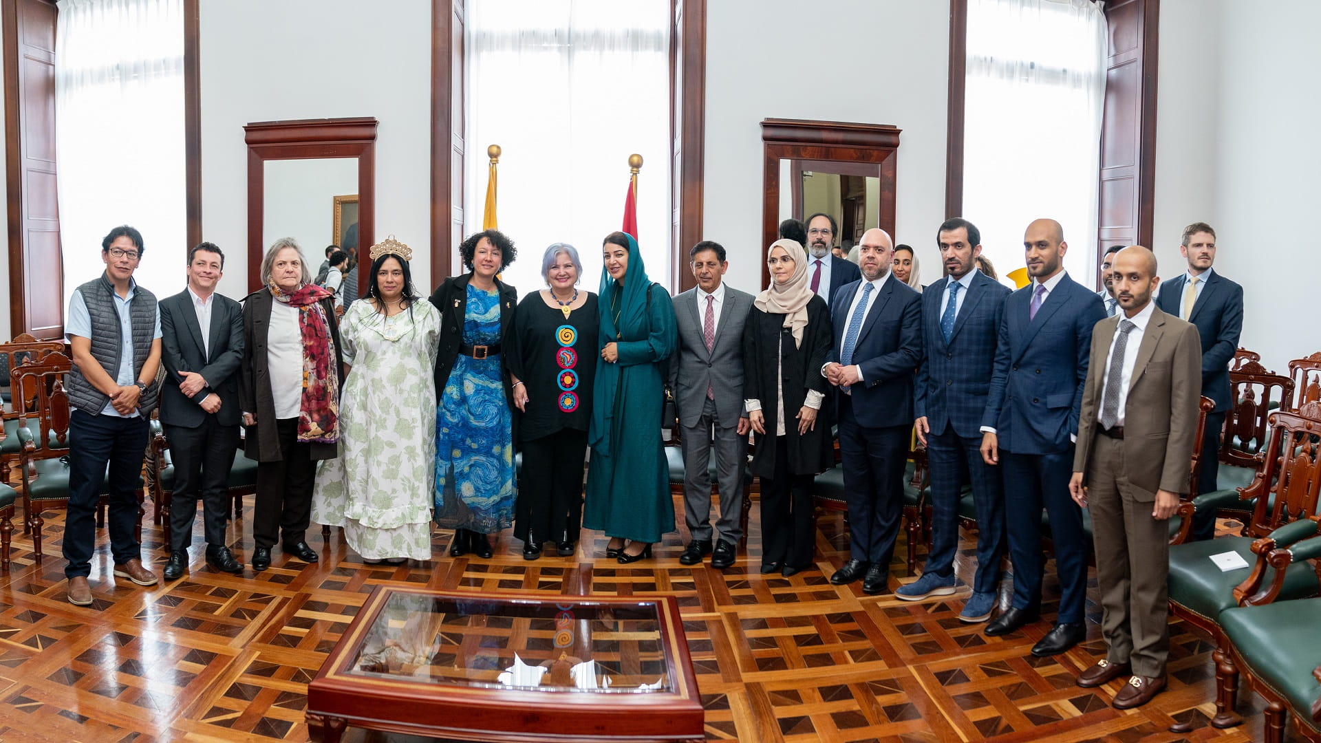 صورة بعنوان: الهاشمي تبدأ جولة في أميركا اللاتينية والكاريبي بزيارة كولومبيا 