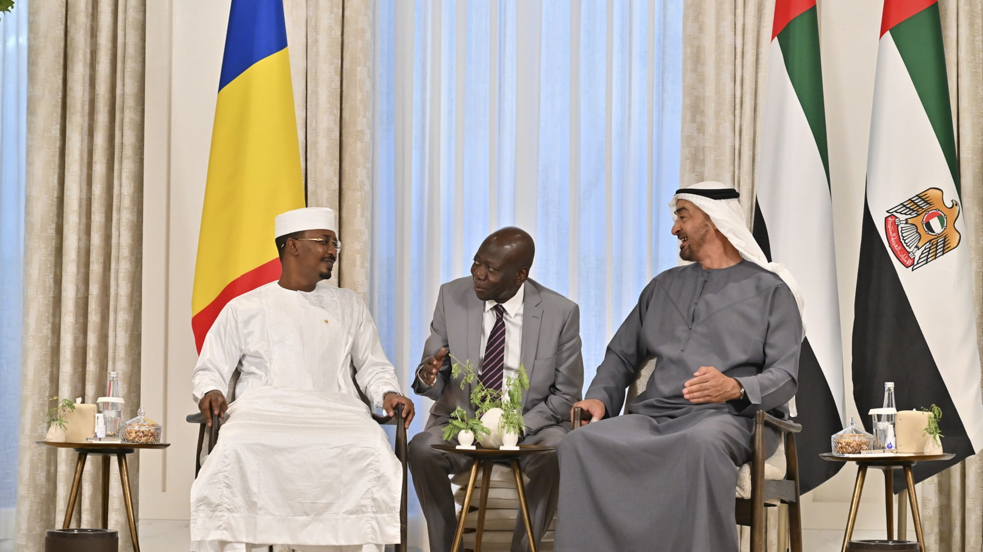 Image for the title: UAE and Chad exchange agreements MoUs 