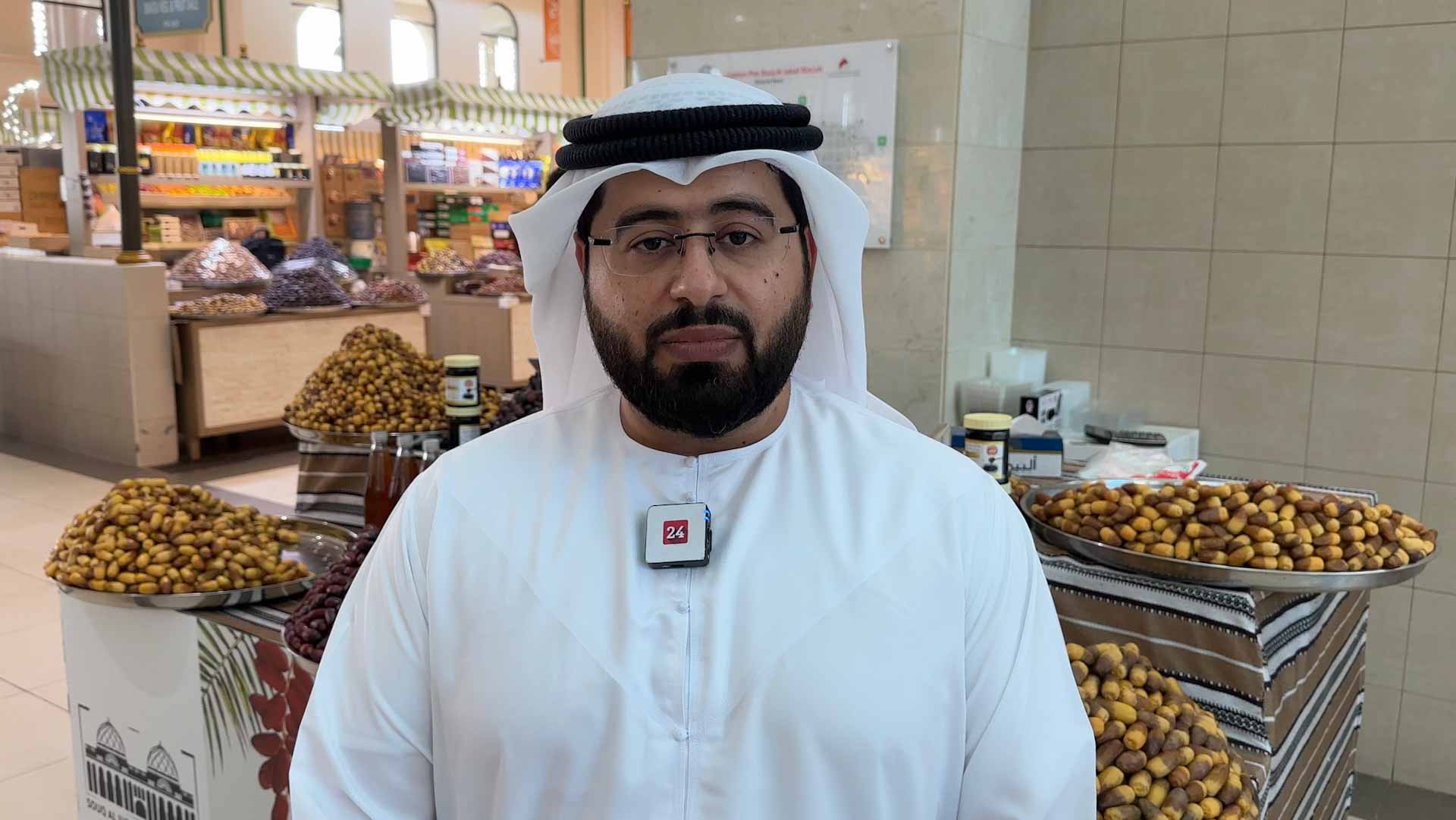 Image for the title: Hamed Al Zarouni: Souq Al Jubail date festival runs until Sept. 