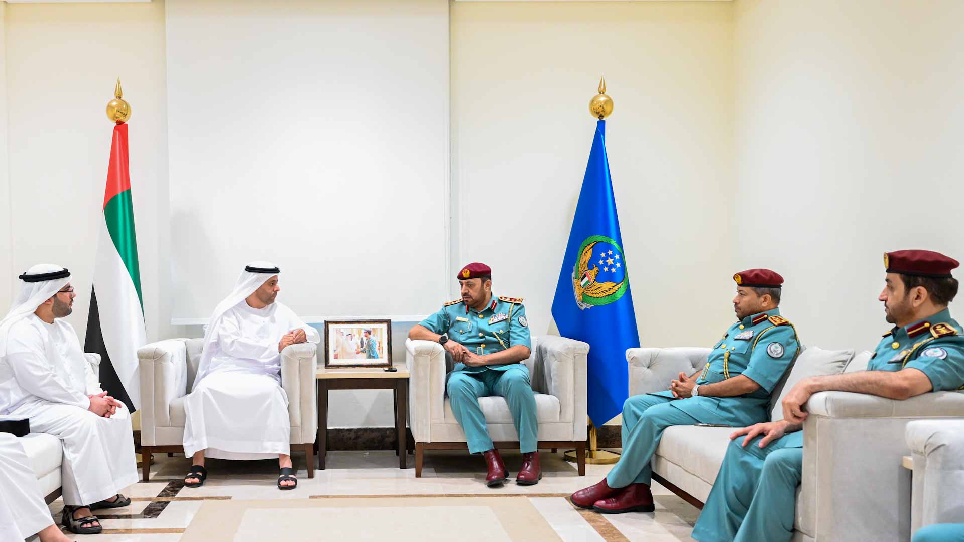 صورة بعنوان: شرطة الشارقة تعزز سبل التعاون مع المركز الوطني للبحث والإنقاذ 