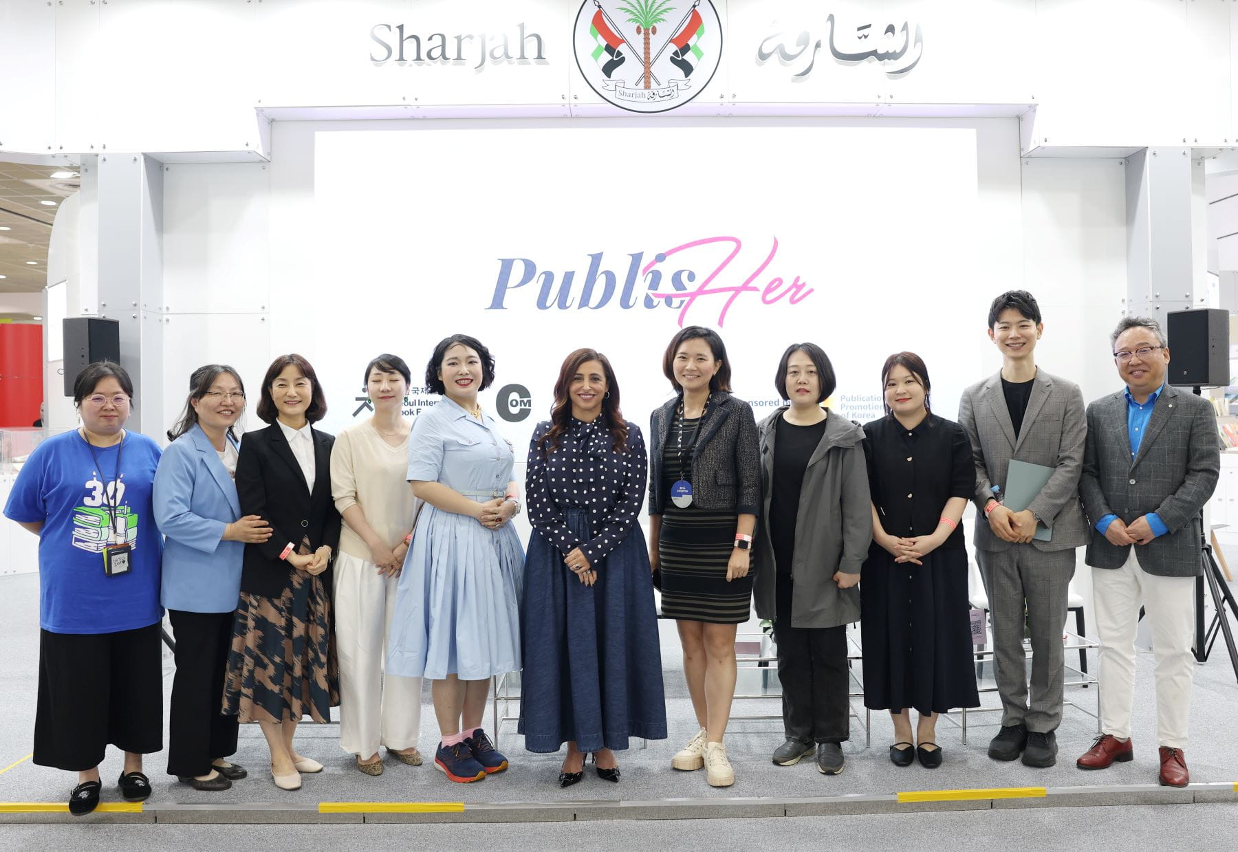 Image for the title: Bodour Al Qasimi brings PublisHer to South Korea 