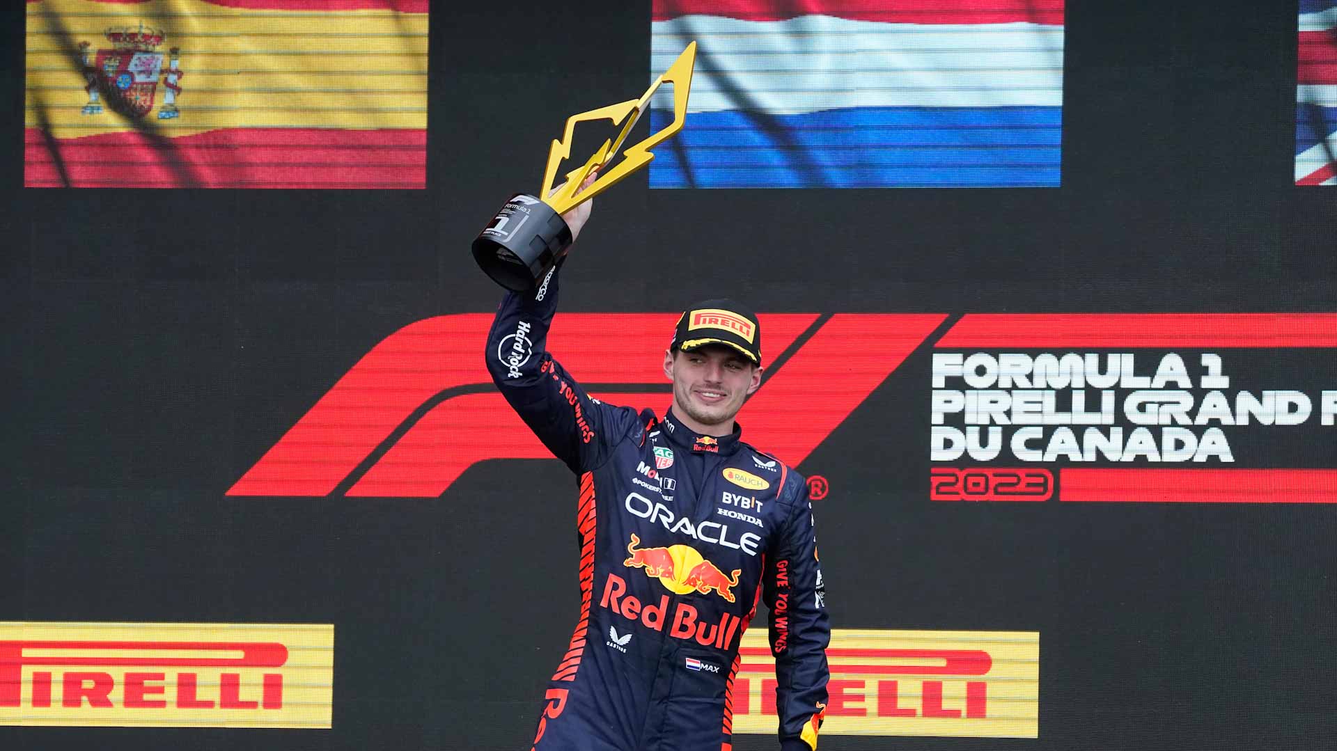 صورة بعنوان: الهولندي فيرستابن يتوج بسباق فورمولا-1 الكندي  