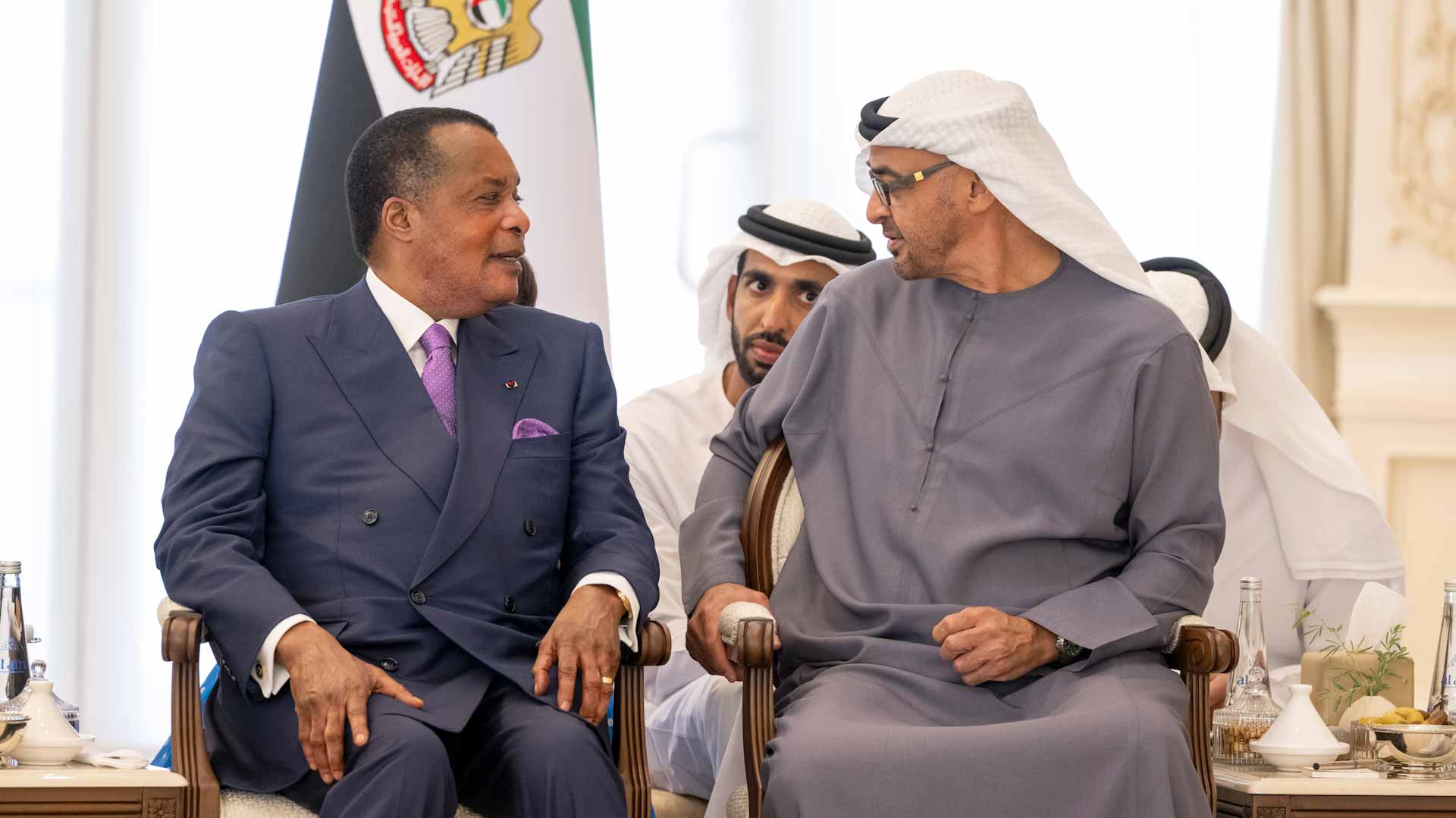 Image for the title: UAE President receives President of Republic of the Congo 