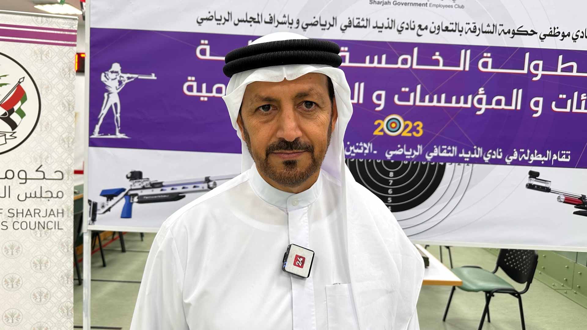 Image for the title: Bin Khadem: 120 employees compete in shooting championship  