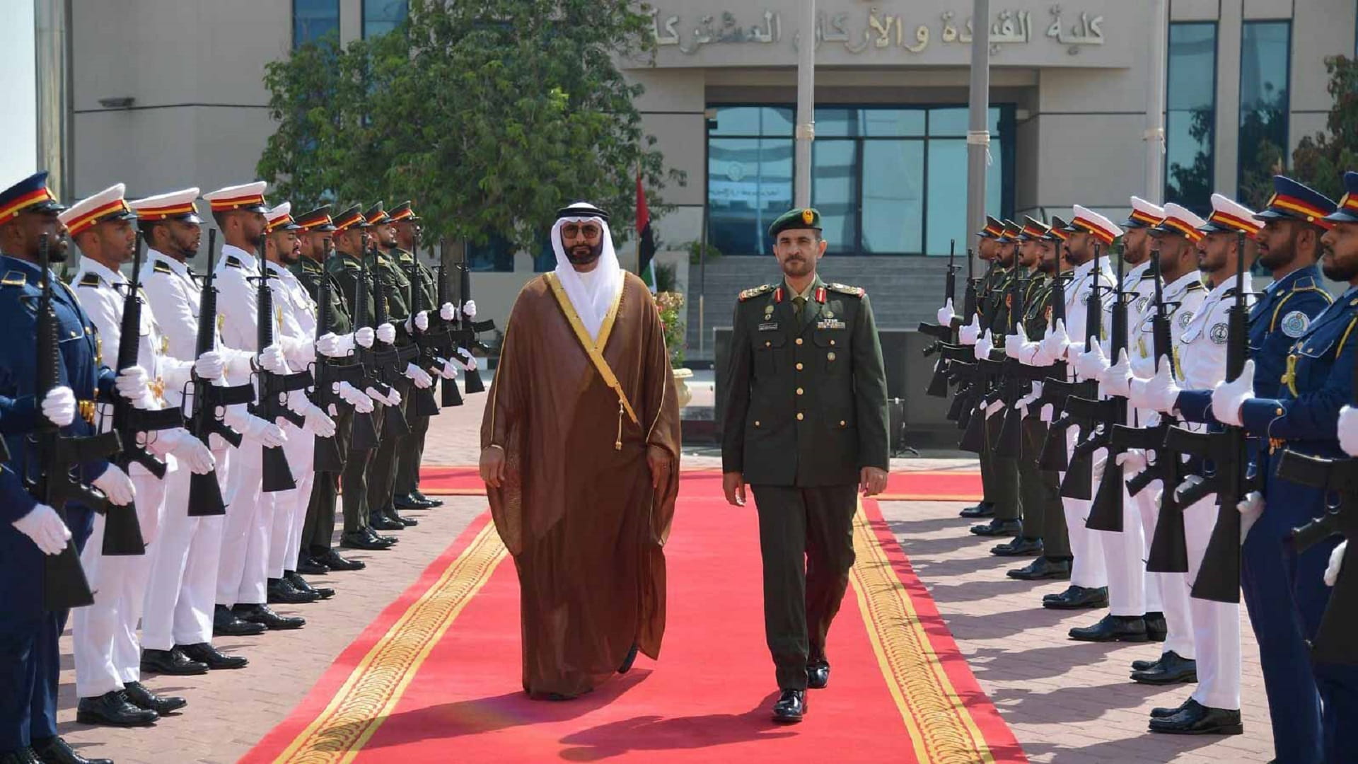 Image for the title: Al Bowardi attends military graduation ceremony 