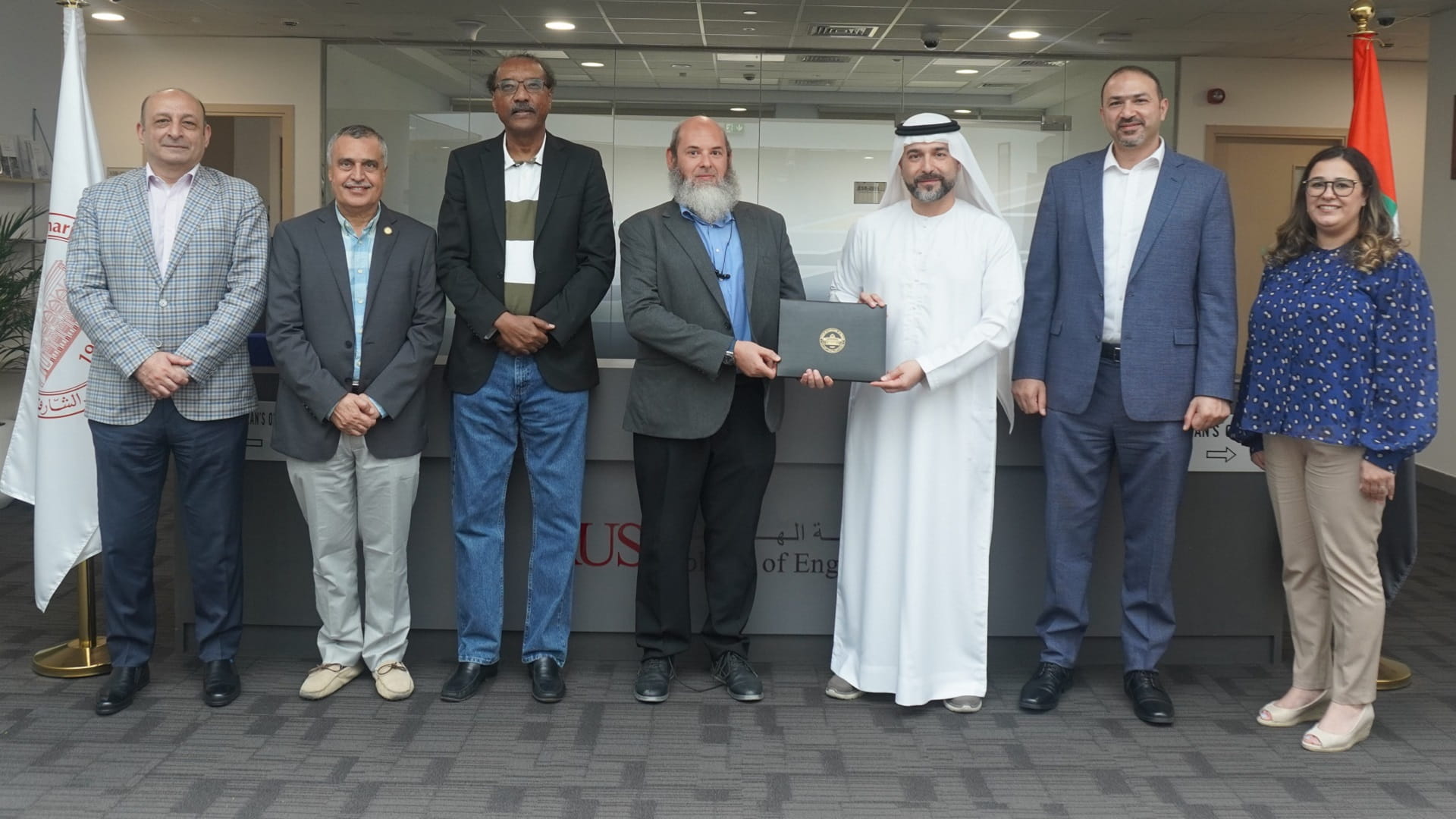 Image for the title: AUS, MEA-Comm to foster innovation, drive digital transformation 